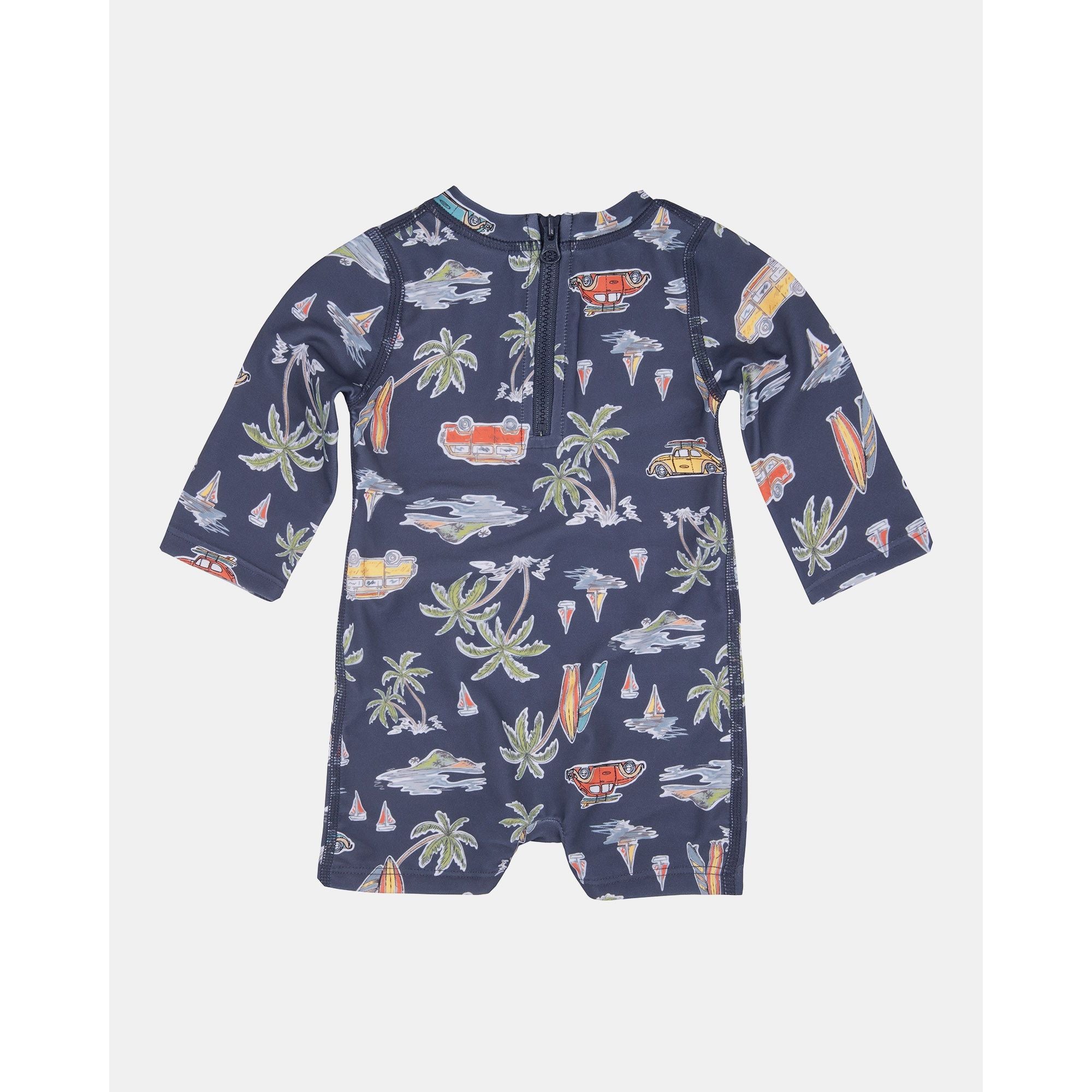 Swim Baby Onesie L/S Classic Surf Twilight