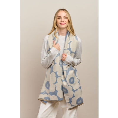 Tall Poppy Scarf - Denim