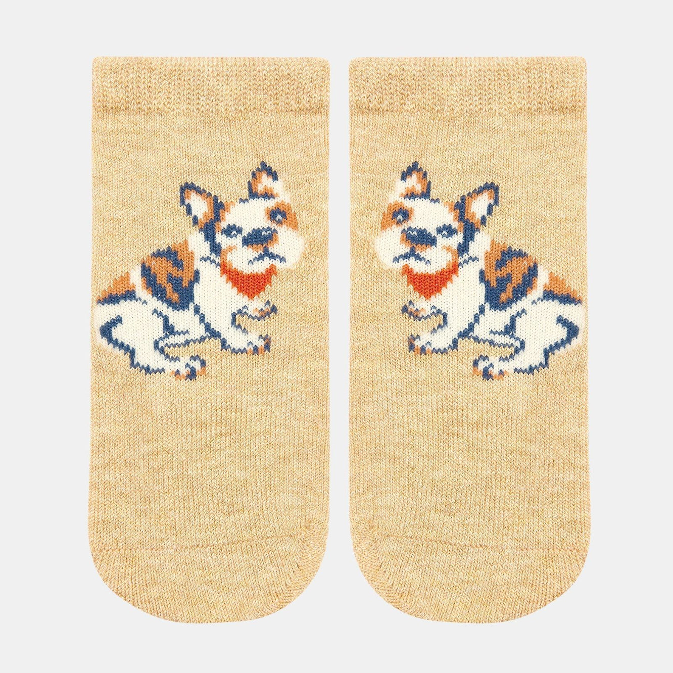 Organic Socks Ankle Jacquard - Frenchie