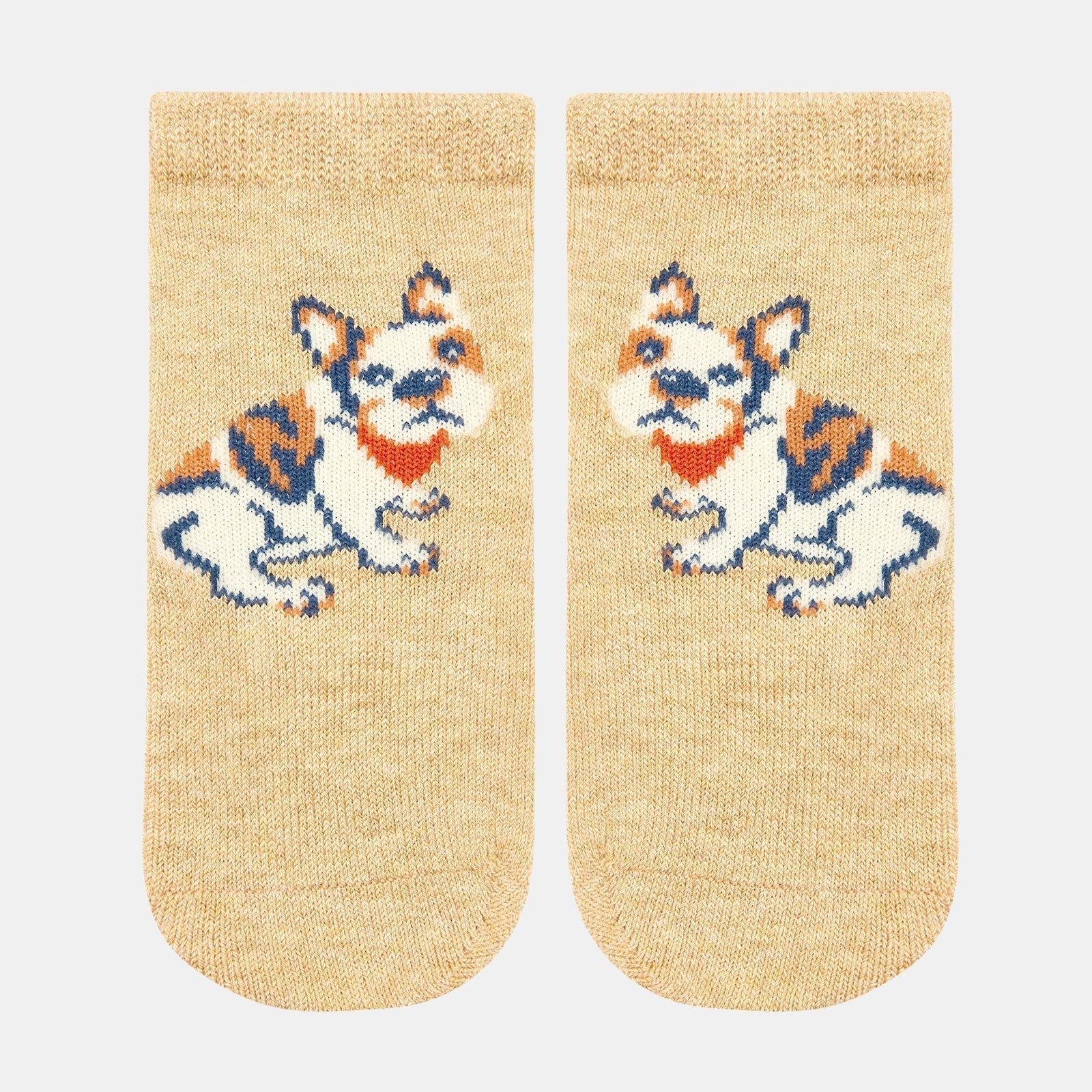 Organic Socks Ankle Jacquard - Frenchie