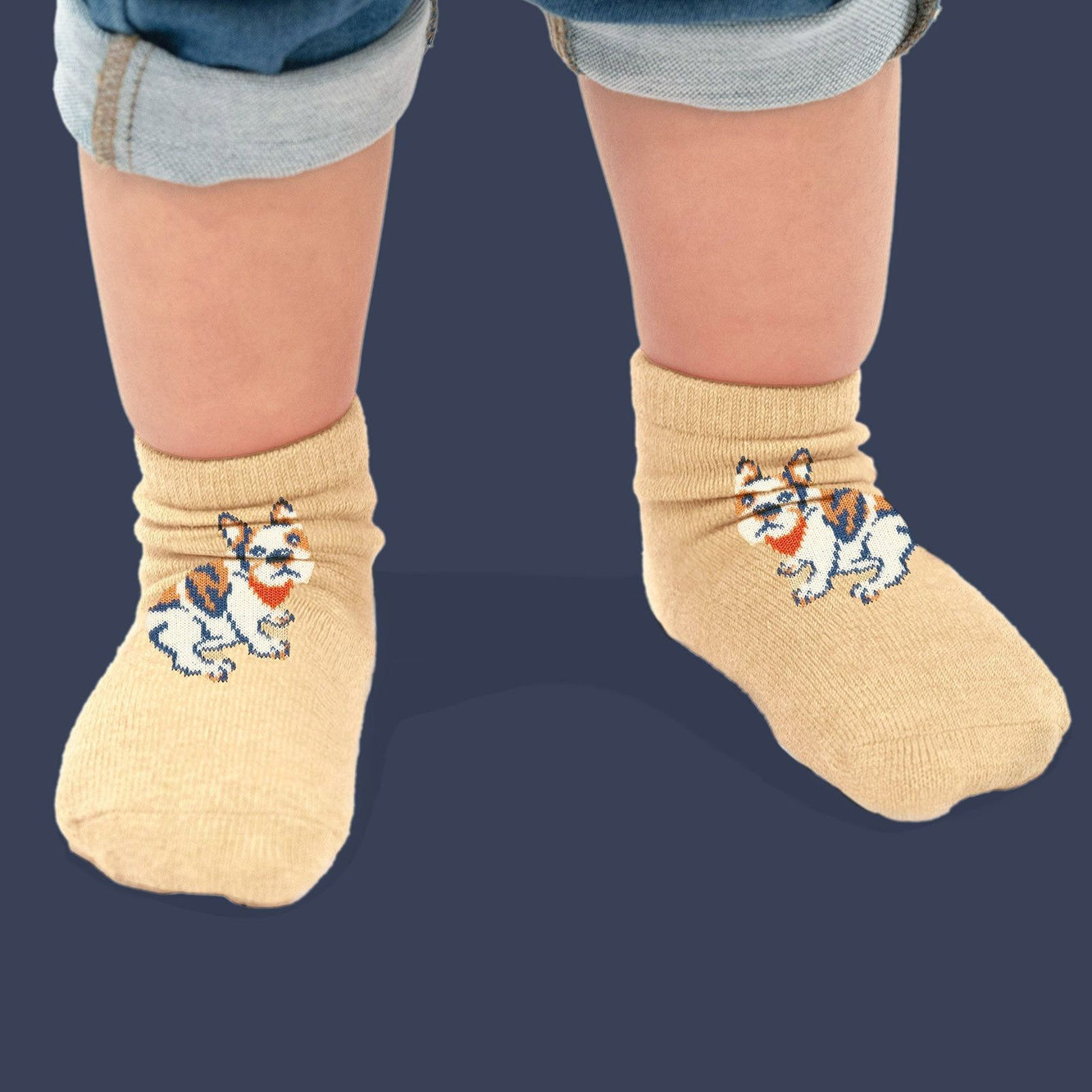 Organic Socks Ankle Jacquard - Frenchie