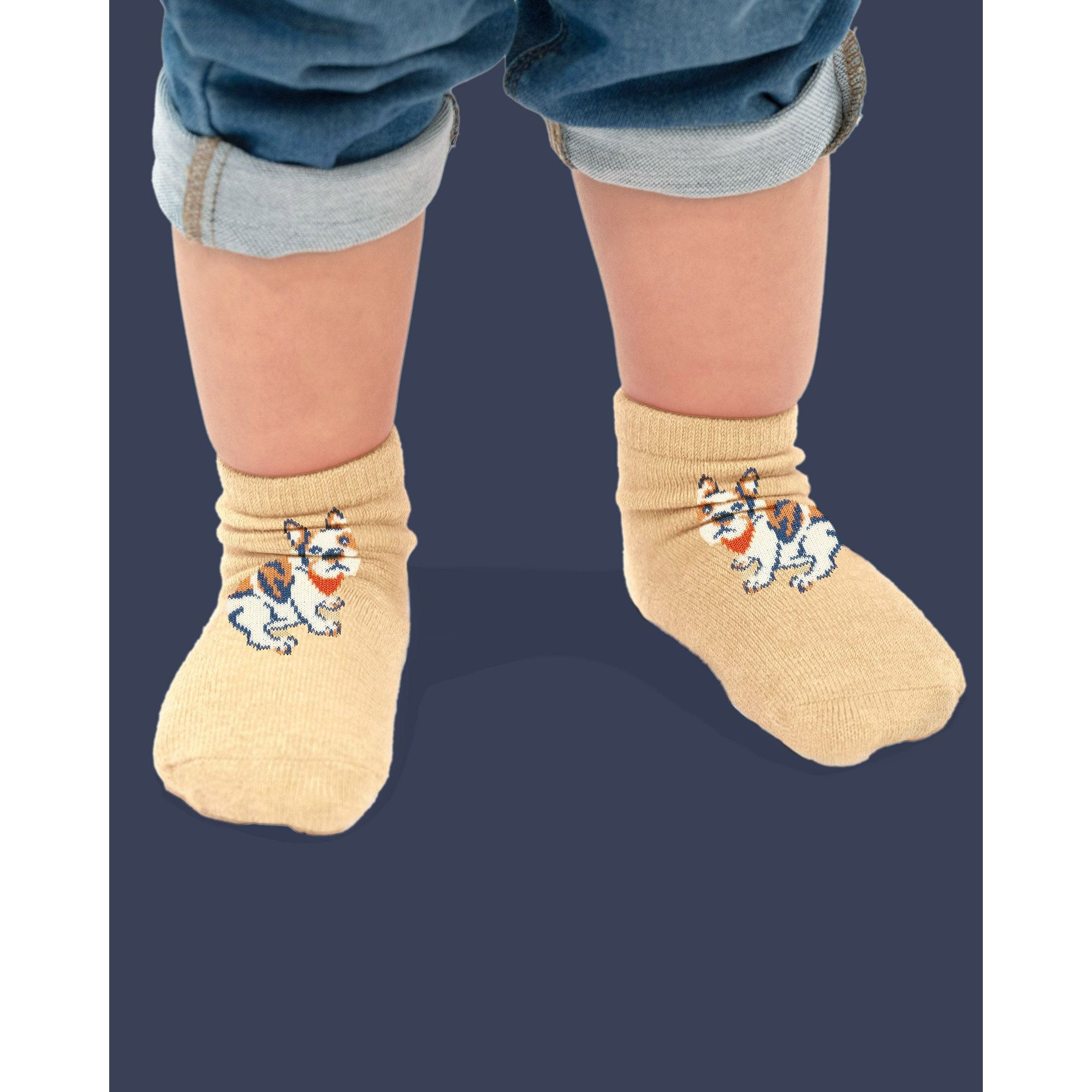 Organic Socks Ankle Jacquard - Frenchie