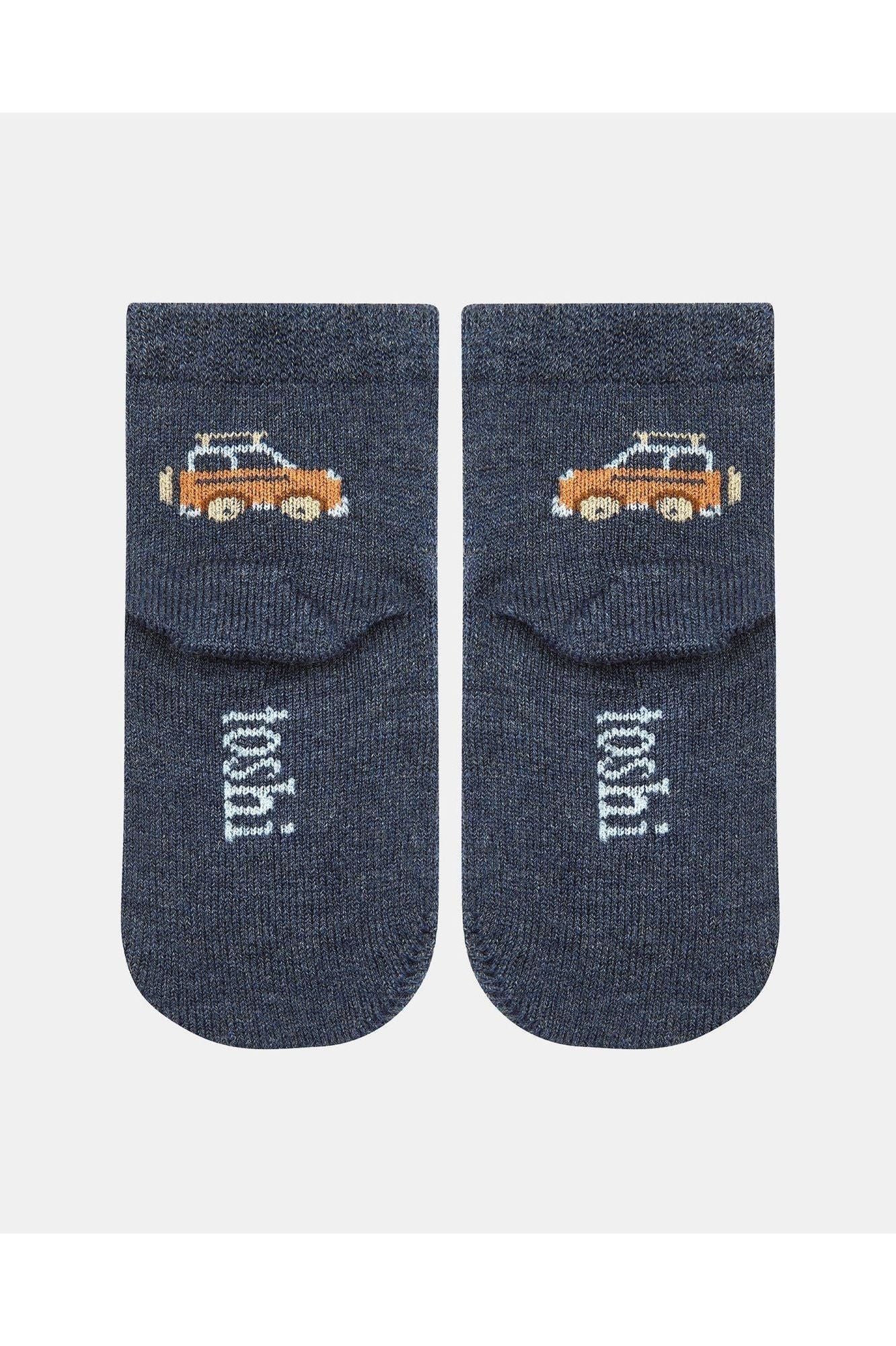 Organic Socks Ankle Jacquard - High Country