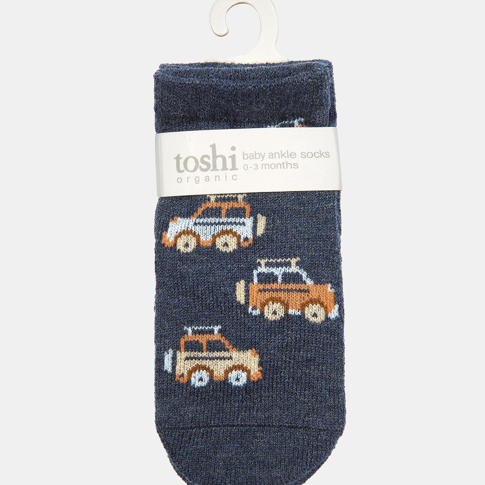 Organic Socks Ankle Jacquard - High Country