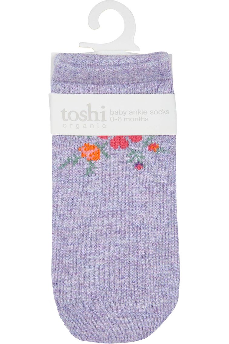 Organic Baby Socks Jacquard - Louisa