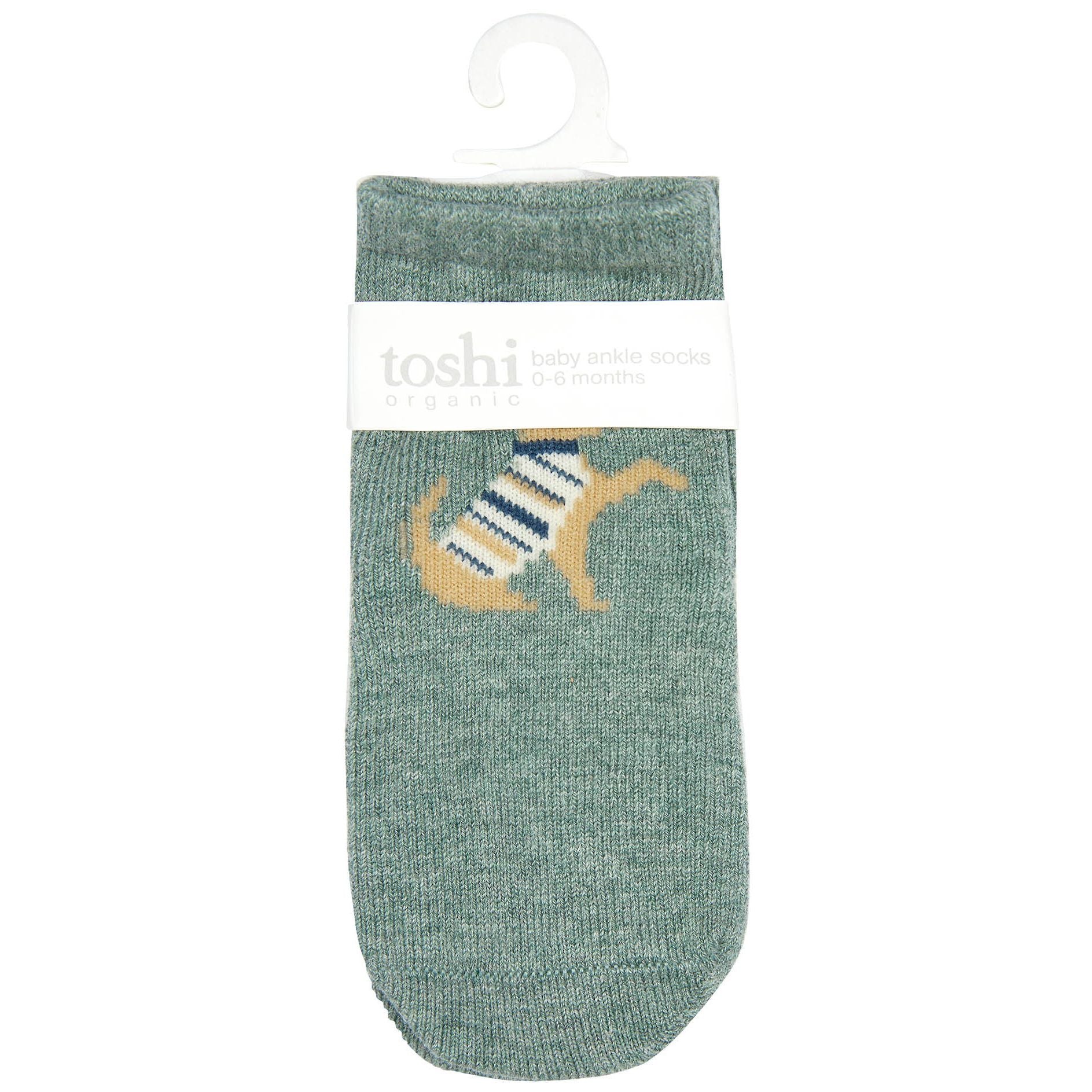 Organic Baby Socks Jacquard - Lapdog