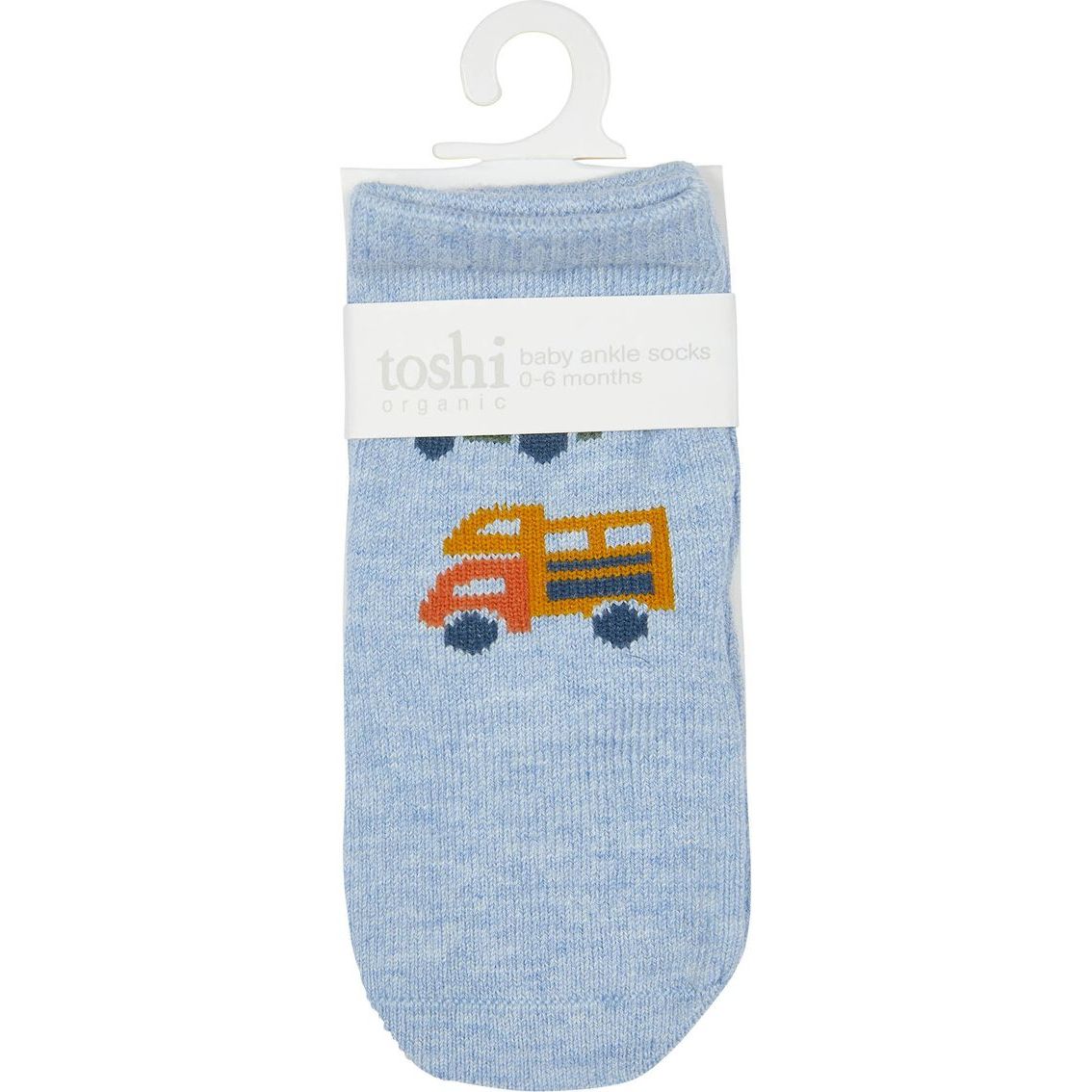 Organic Baby Socks Jacquard - Road Trip