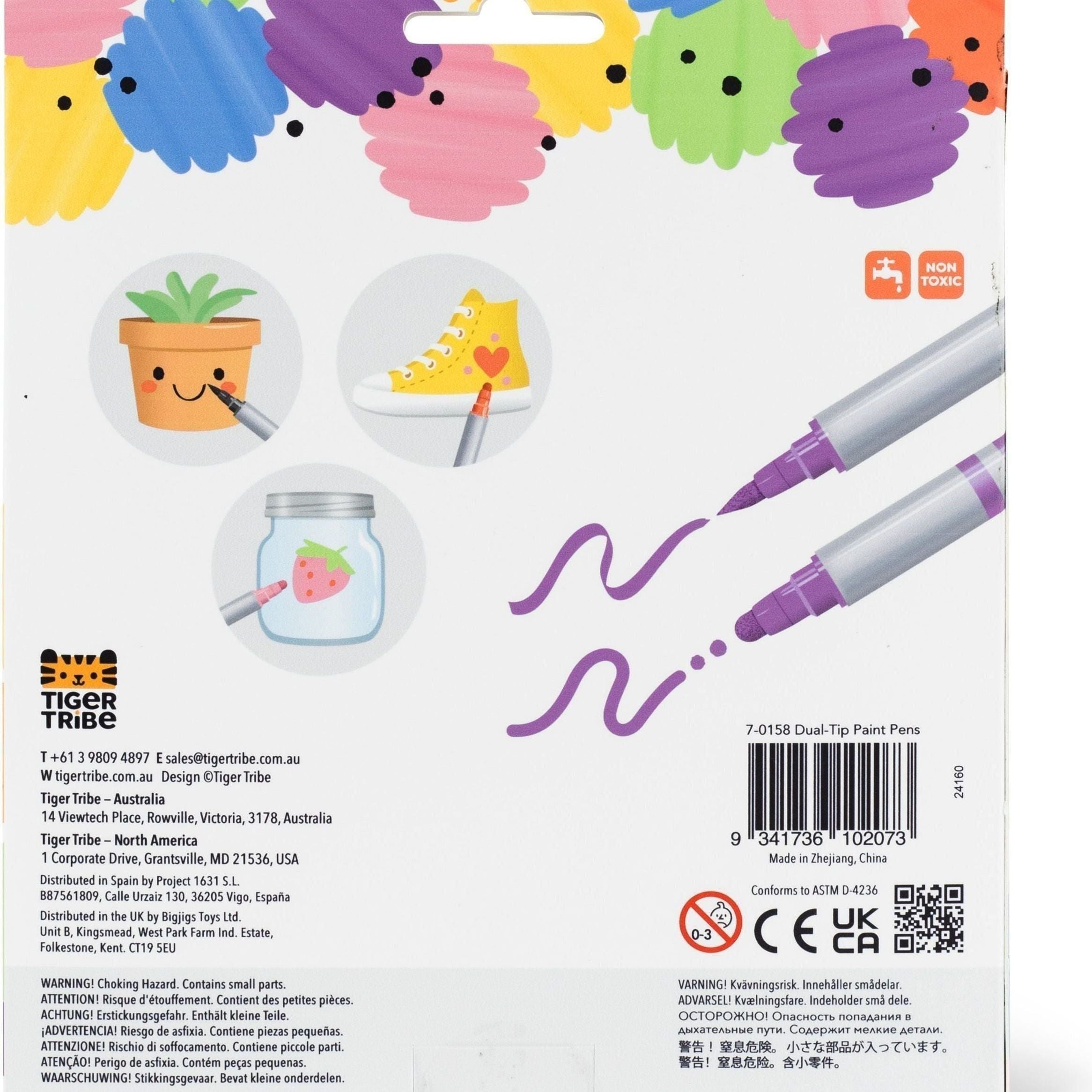Dual-Tip Paint Pens