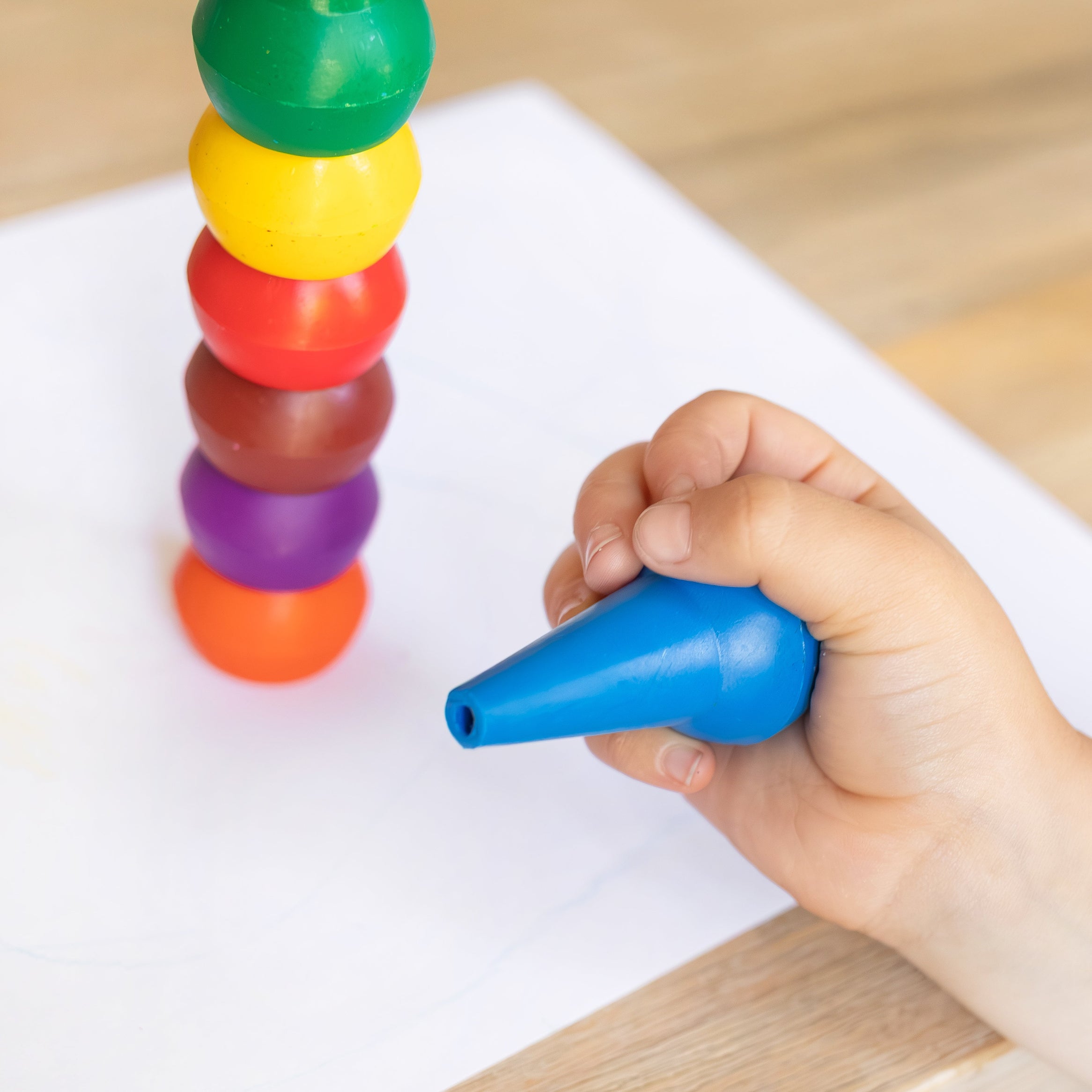 Stackable Crayons - Retro Rainbow