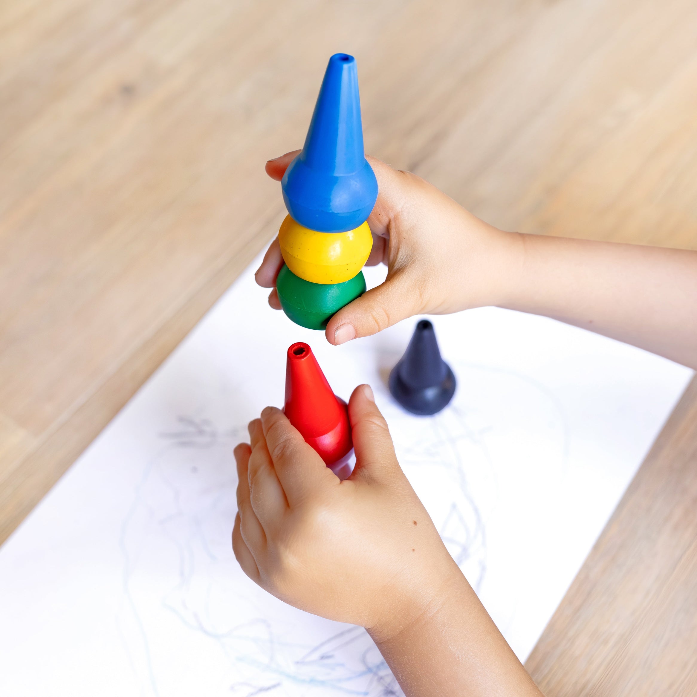 Stackable Crayons - Retro Rainbow