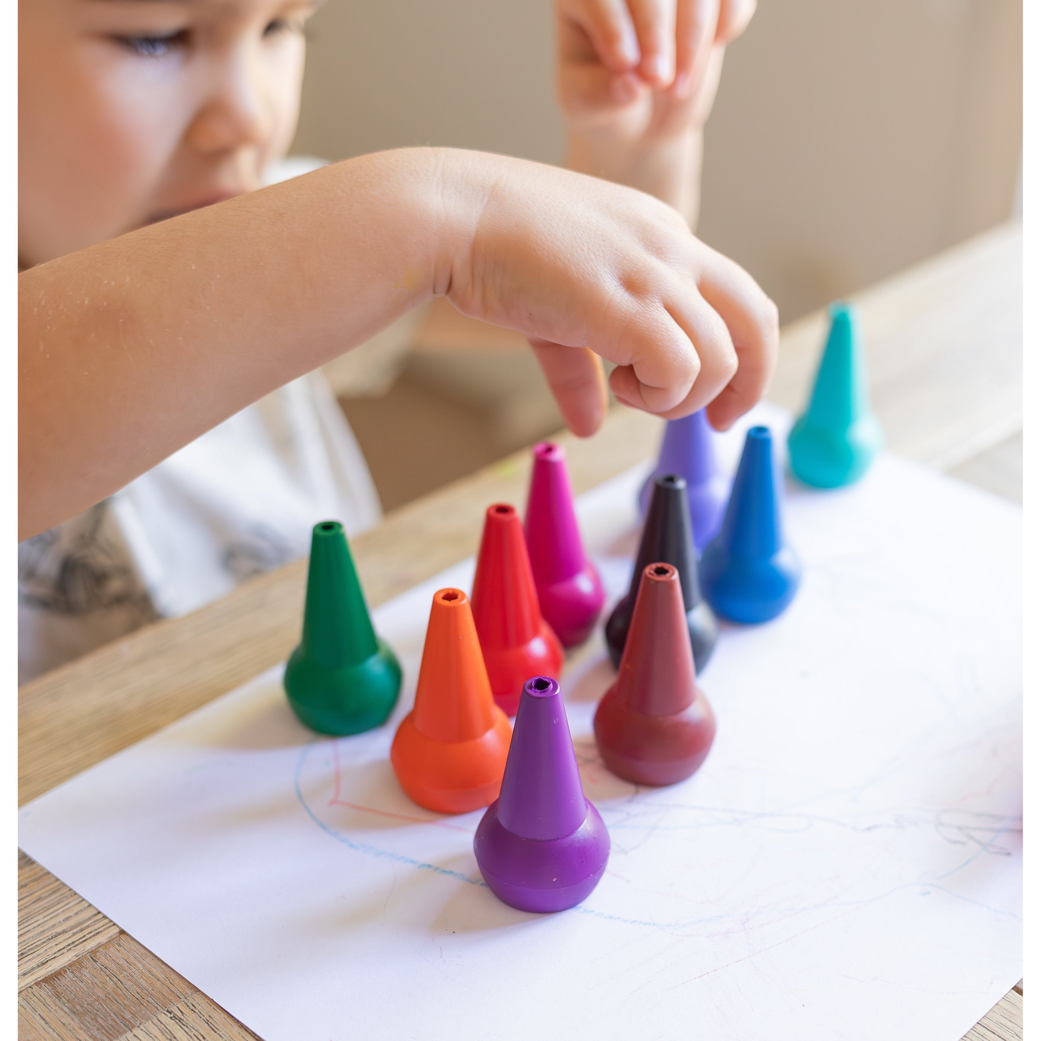 Stackable Crayons - Retro Rainbow