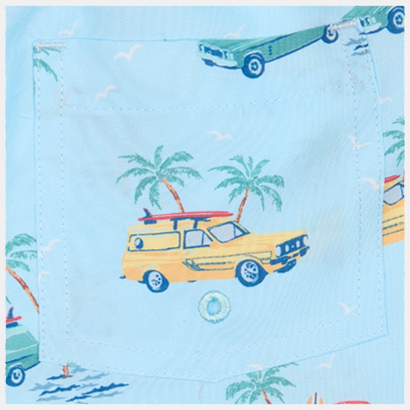 Swim Boardies Splash - Swell Seekers Sky