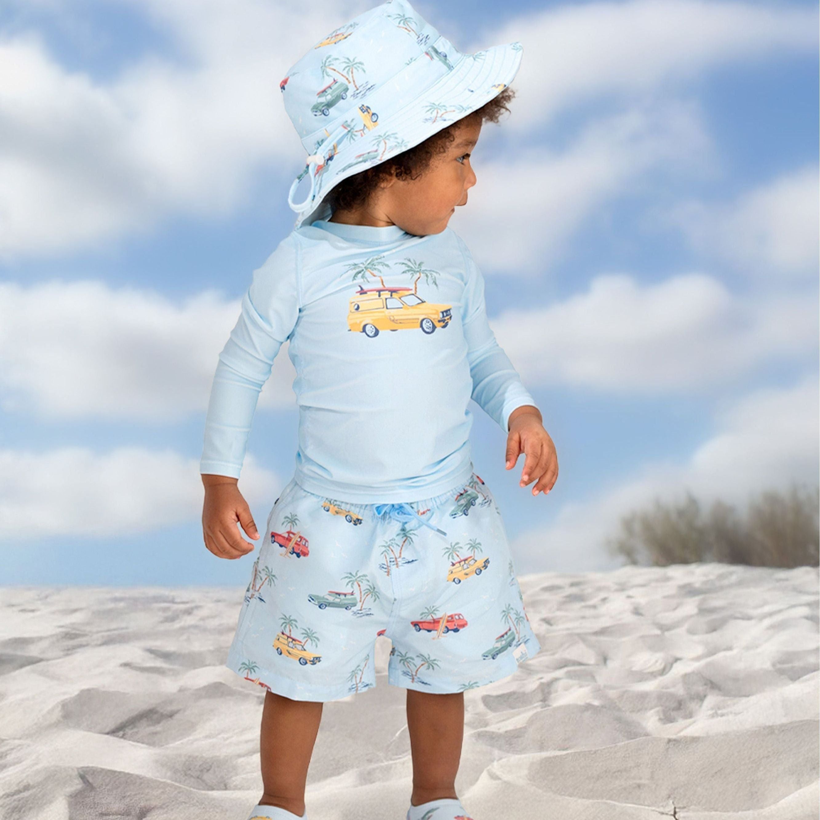 Swim Sunhat Paradise - Swell Seekers Sky