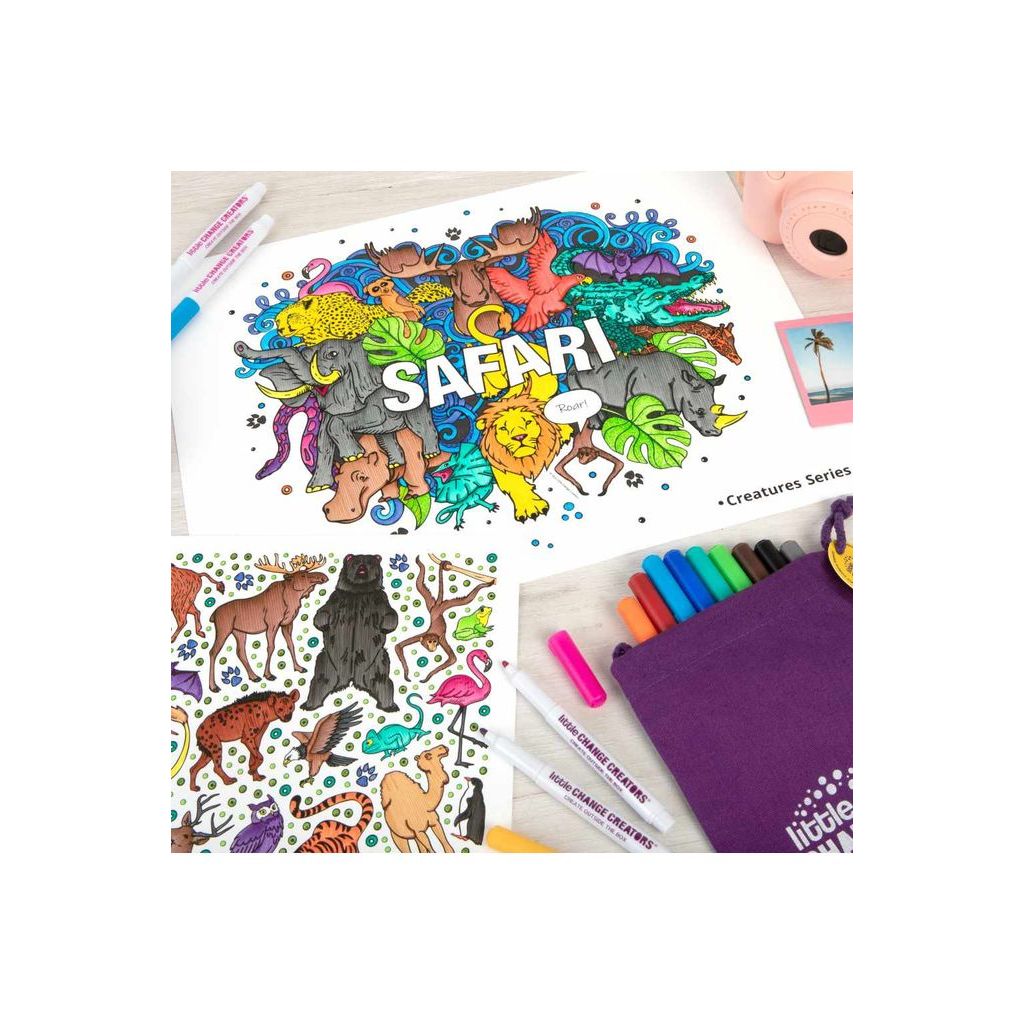 Re-FUN-able™ Colouring Set - SAFARI