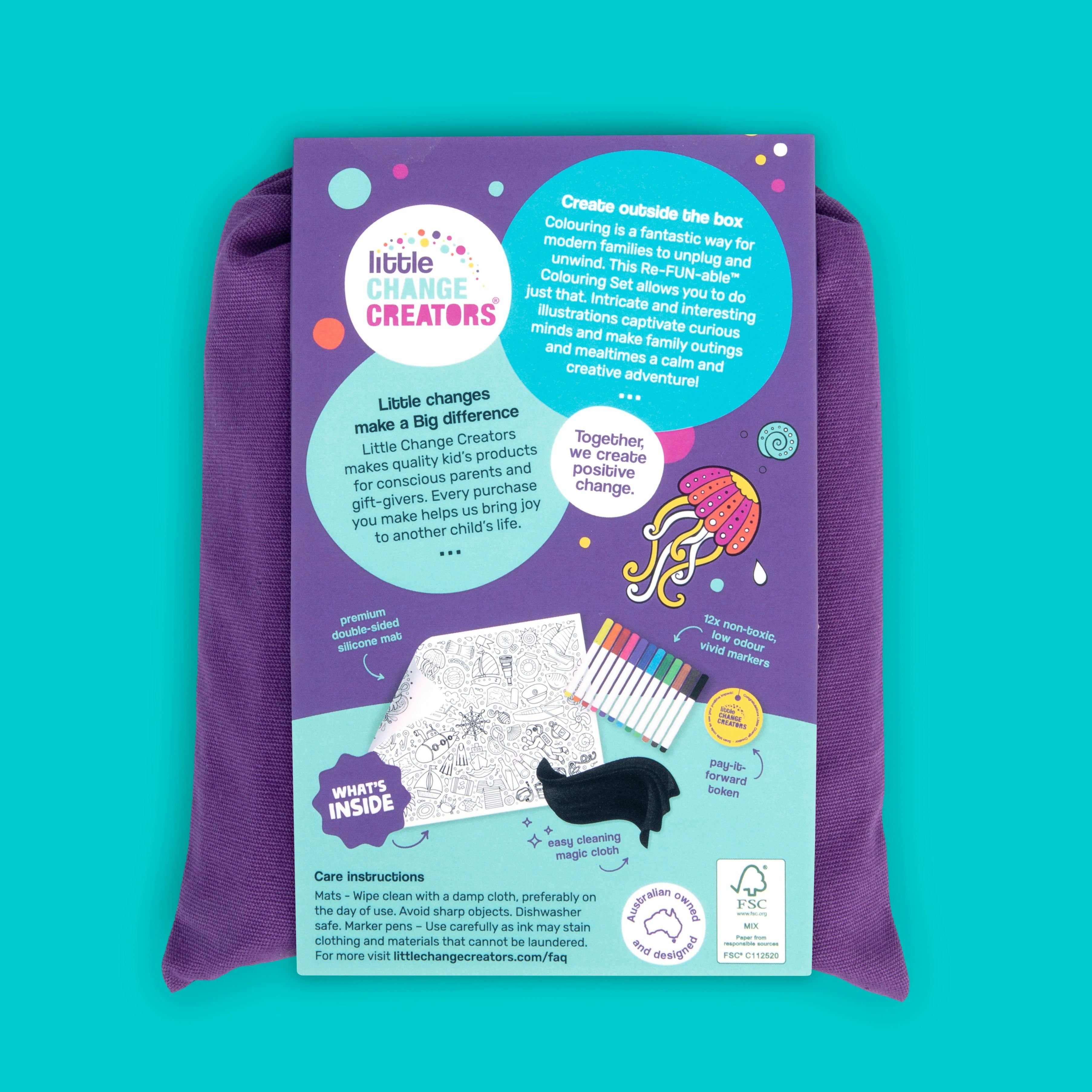 Re-FUN-able™ Colouring Set - SEASIDE