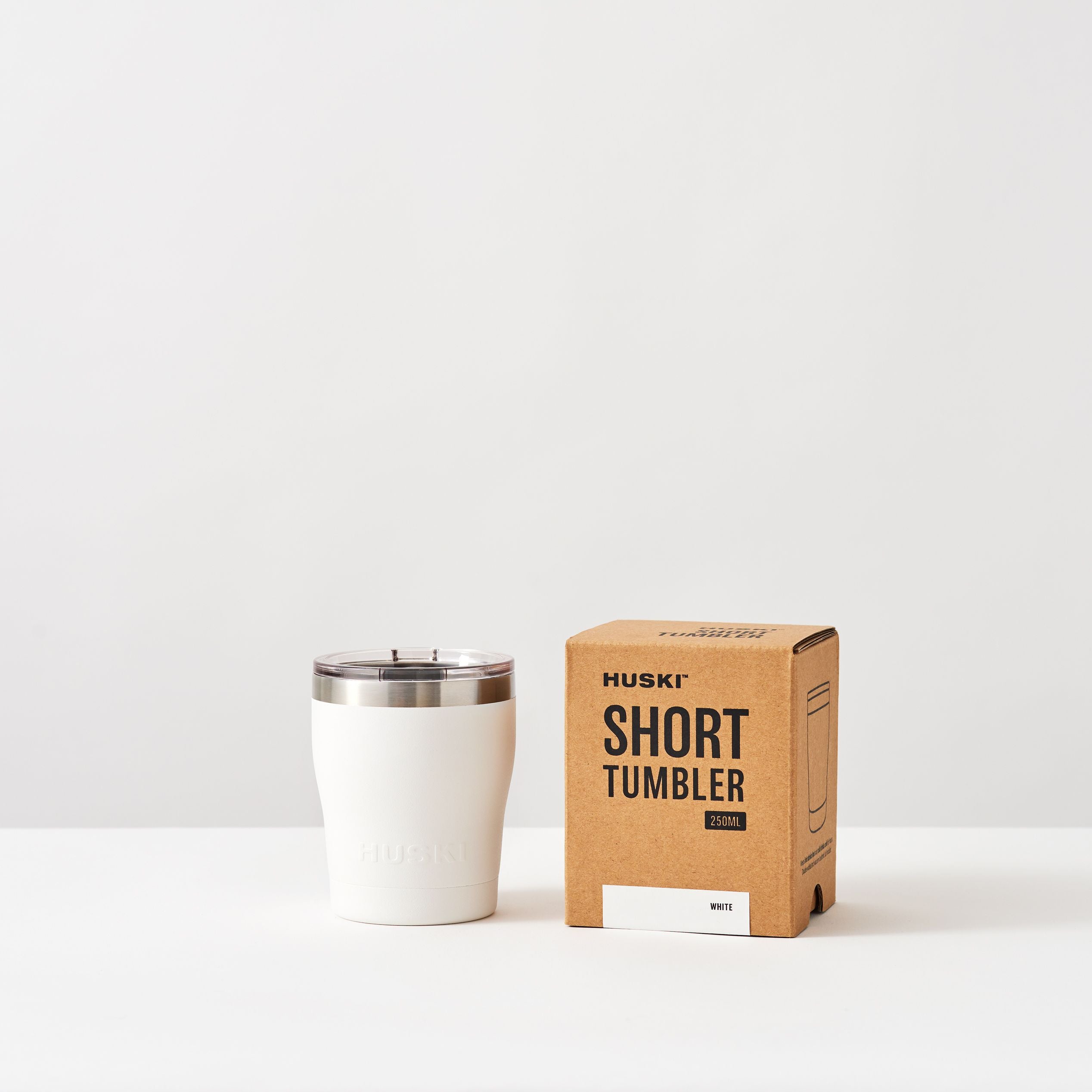 Huski Short Tumbler - White