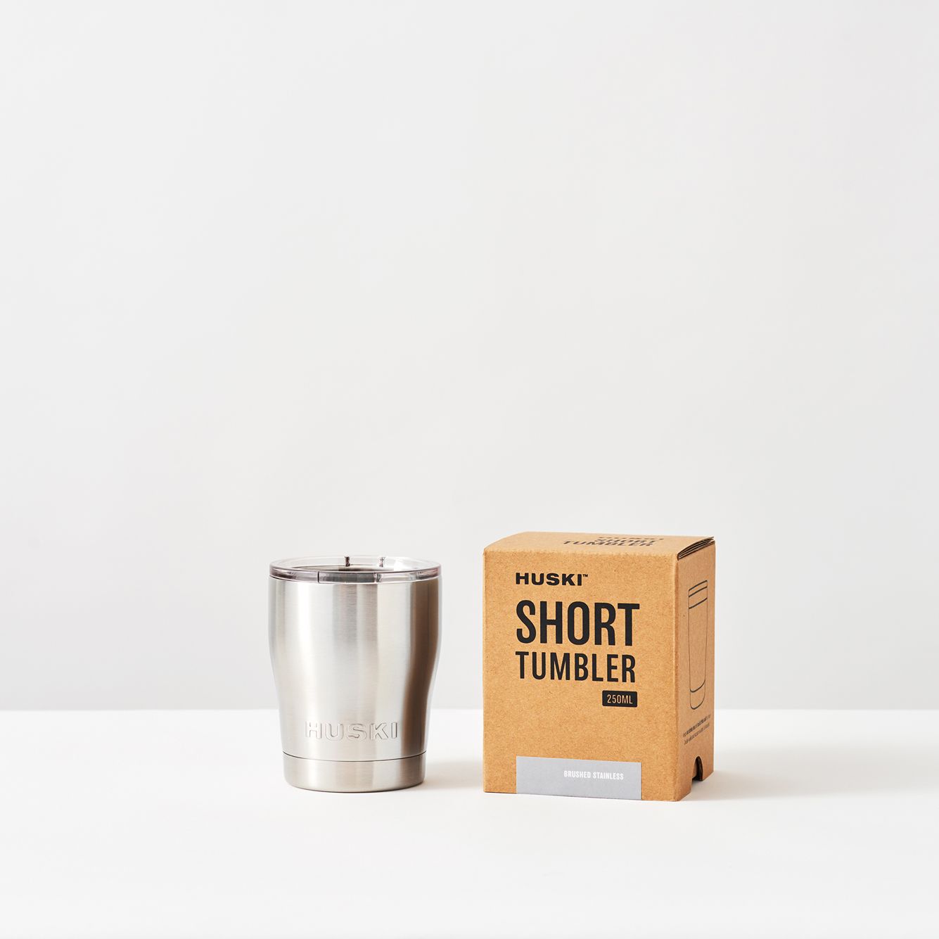 Huski Short Tumbler - Silver