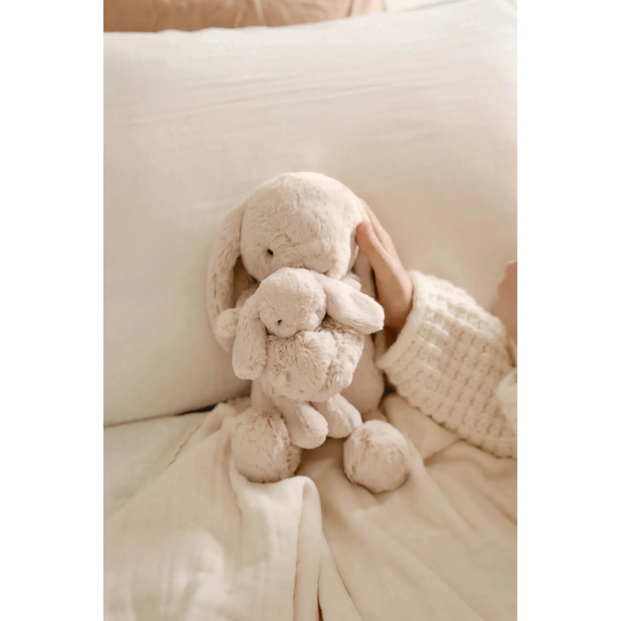 Frankie the Bunny 30cm + Baby -Brûlée