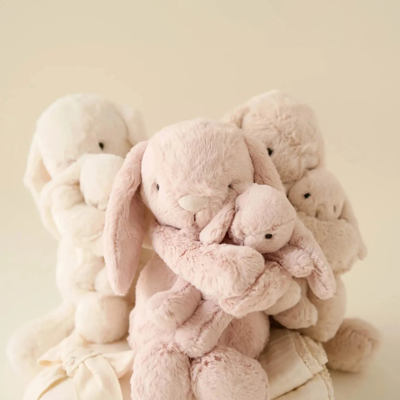Frankie the Bunny 30cm + Baby -Blush