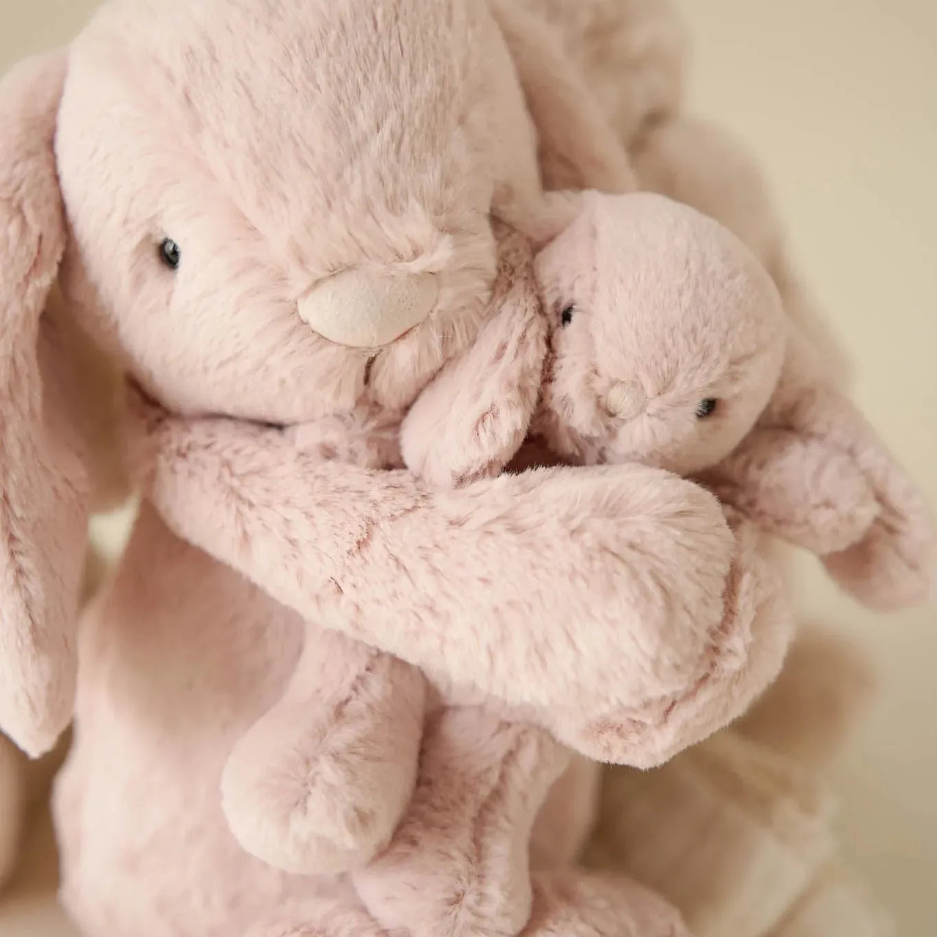 Frankie the Bunny 30cm + Baby -Blush