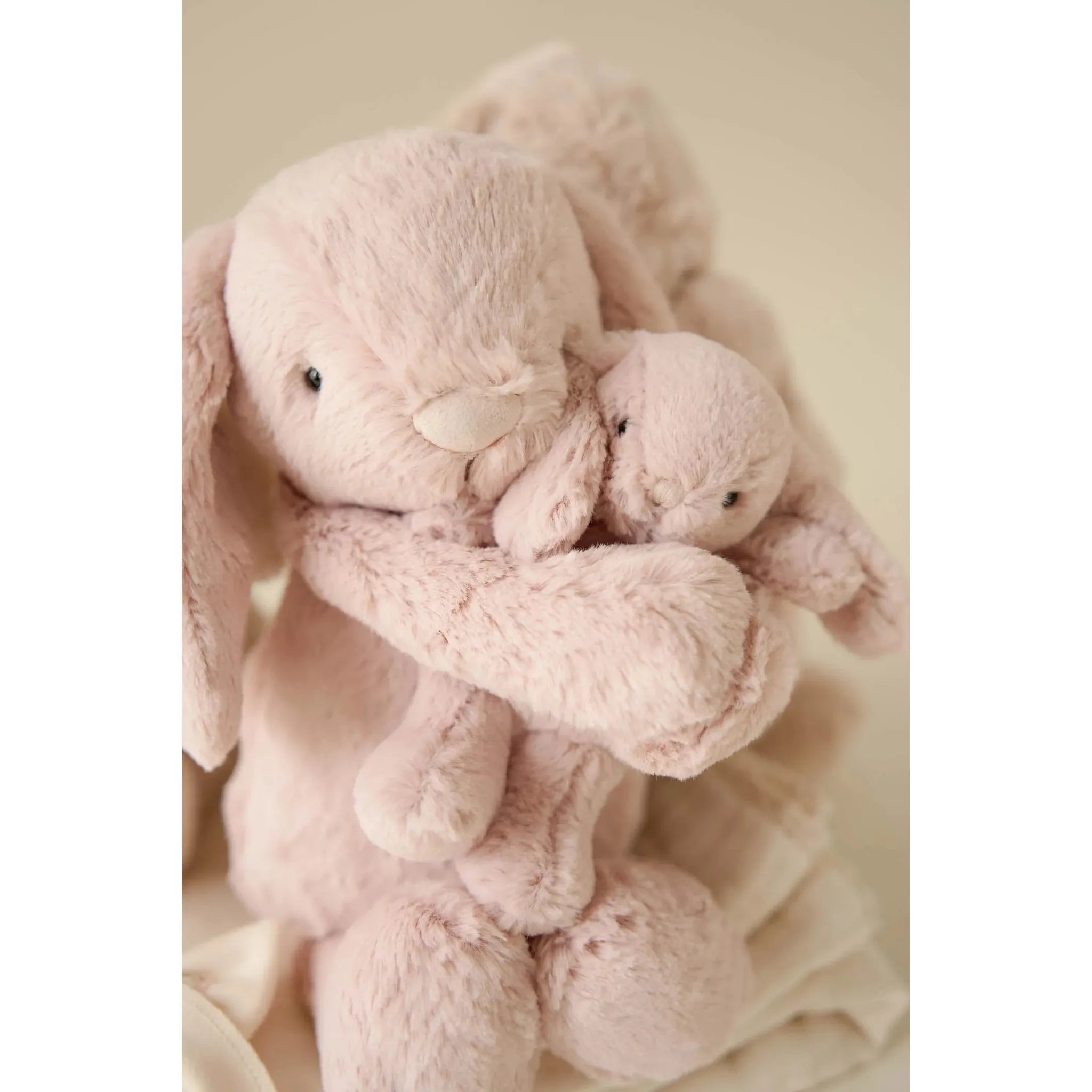 Frankie the Bunny 30cm + Baby -Blush