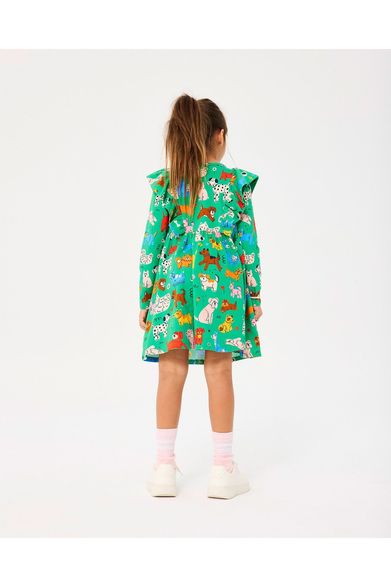 PARK LIFE L/S DRESS - GREEN