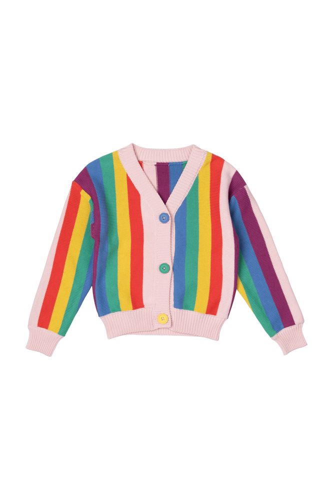 RAINBOW KNIT CARDIGAN