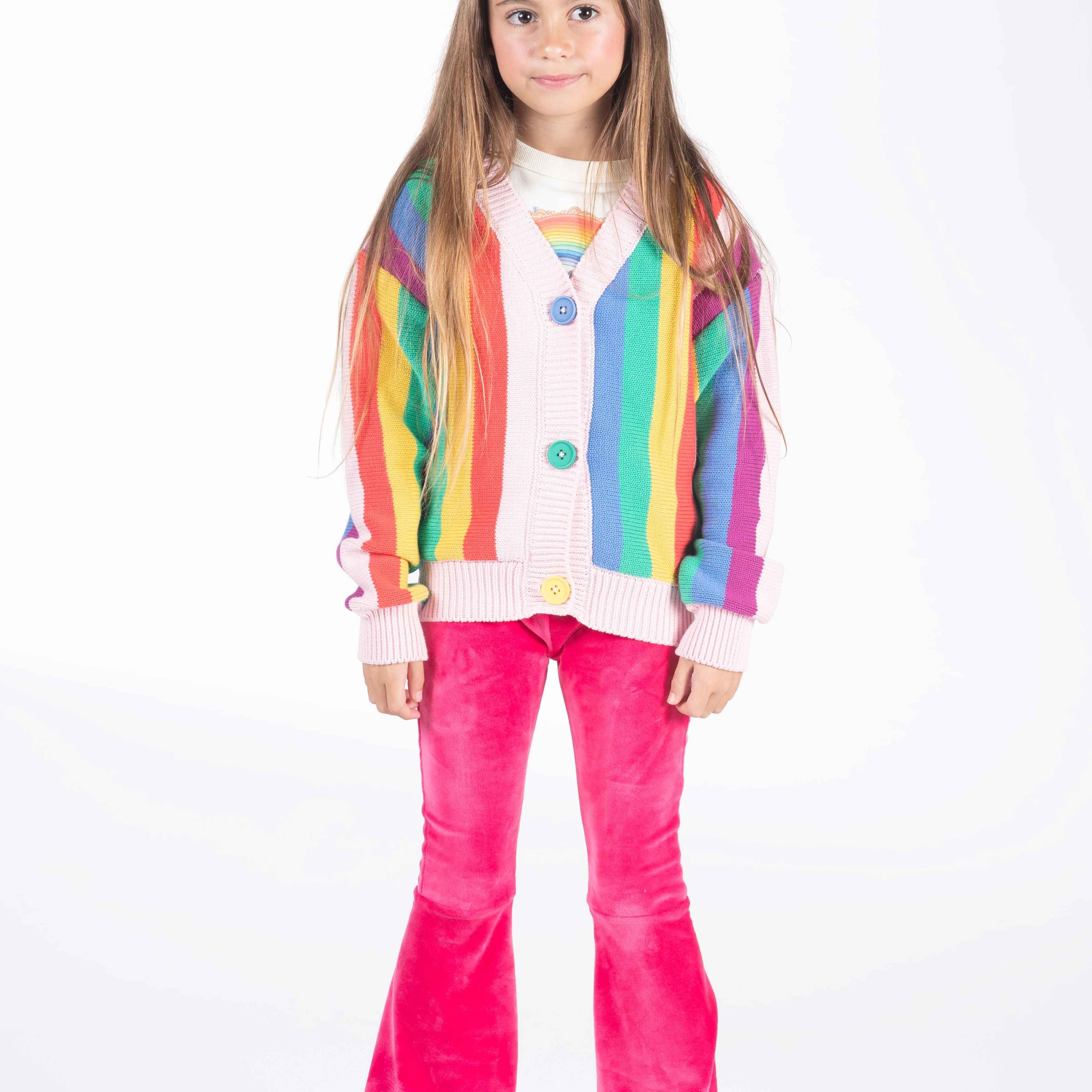 RAINBOW KNIT CARDIGAN