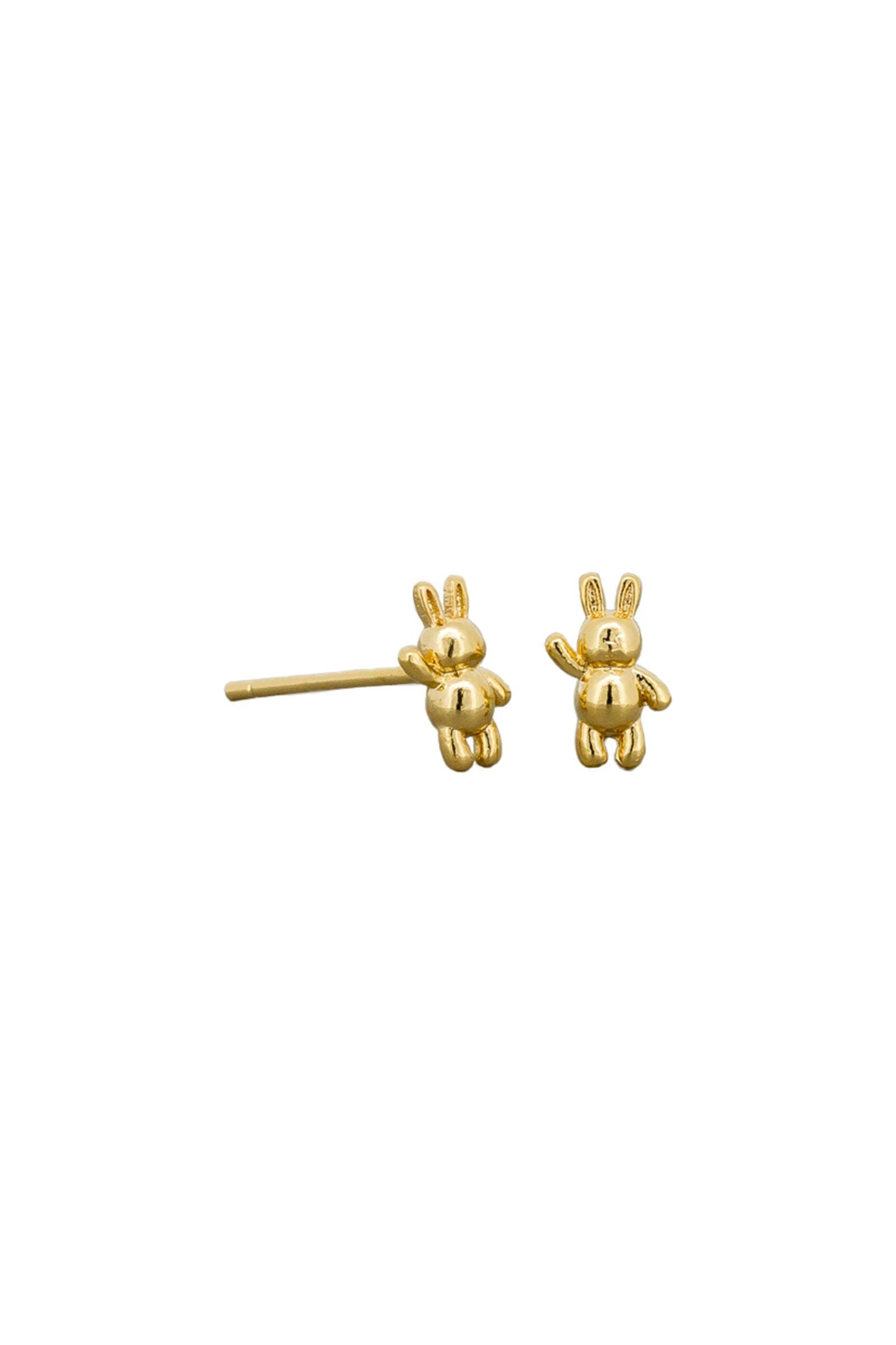 Gold Teddy Studs