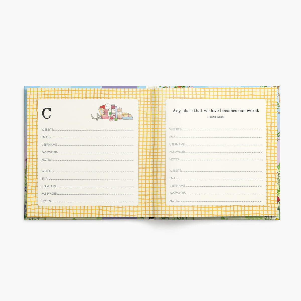 Twigseeds - Forget-Me-Not - Password Journal
