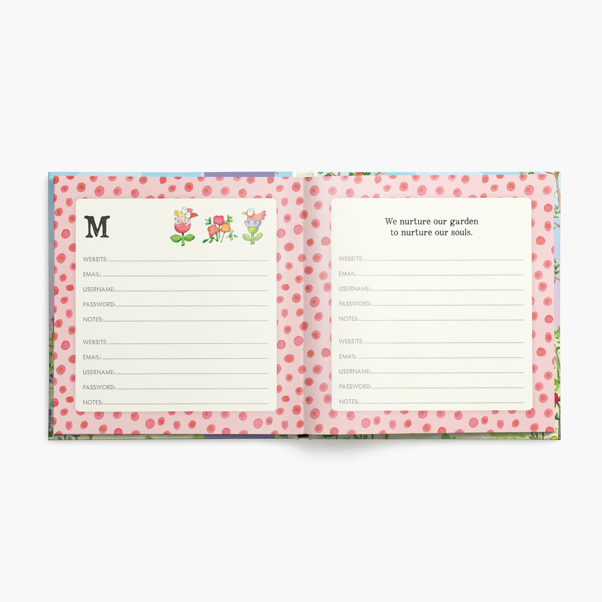 Twigseeds - Forget-Me-Not - Password Journal