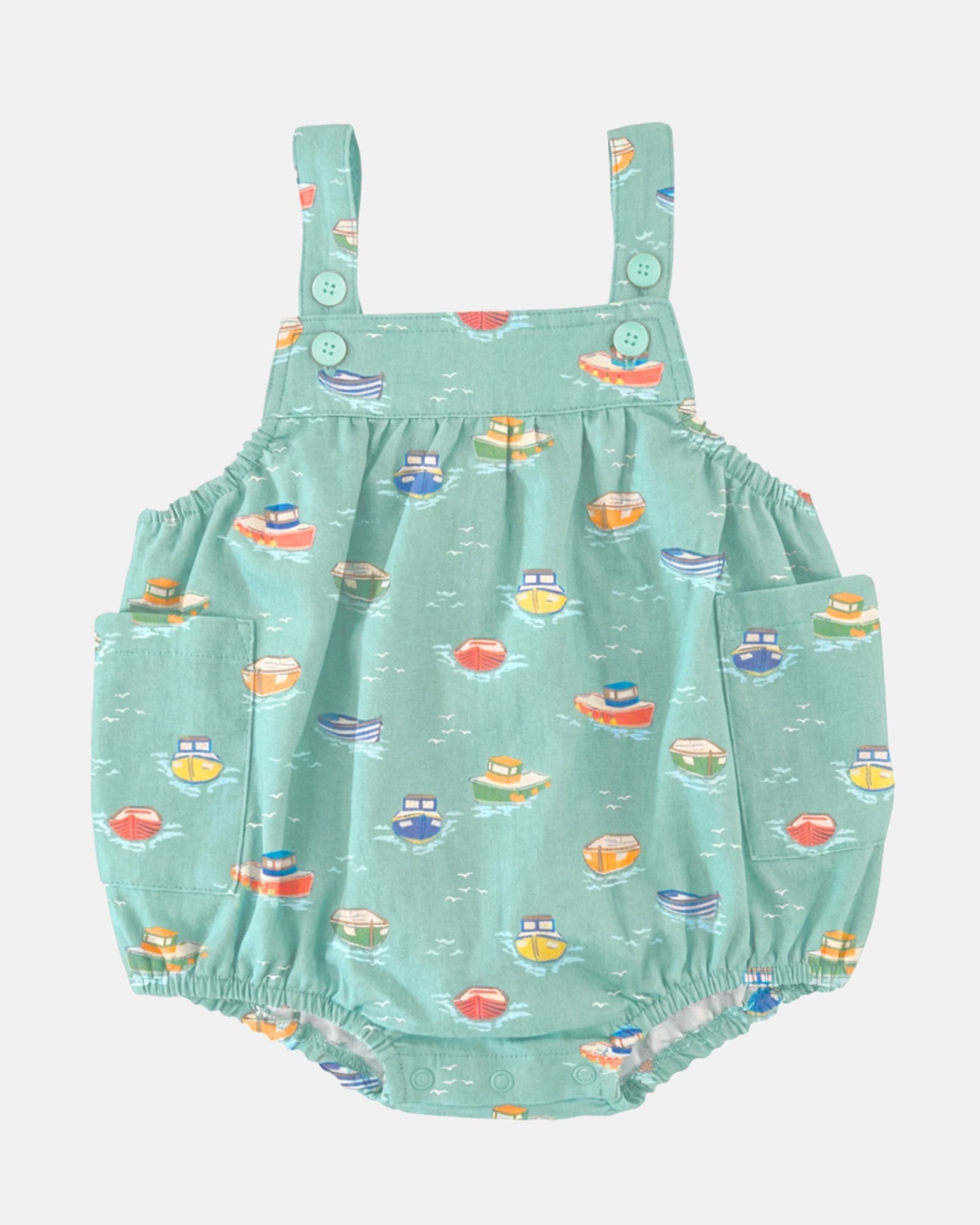 Baby Romper Bubble Tugboat