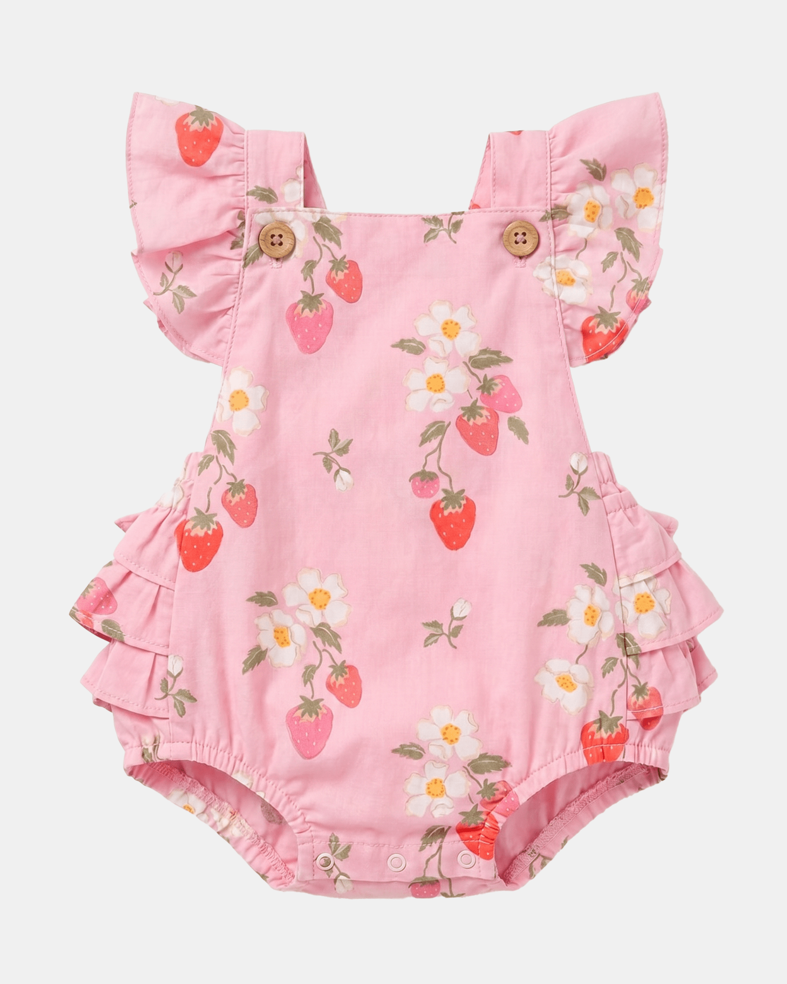 Baby Romper Strawberry Fields Blossom