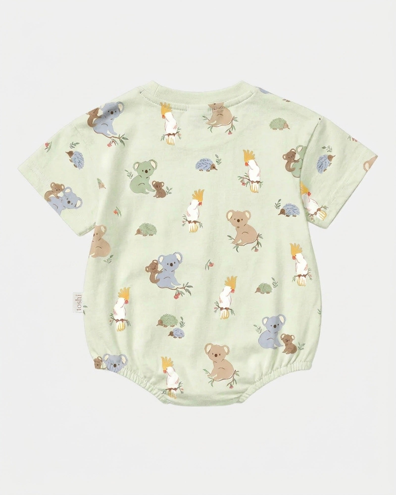 Onesie S/S Bubble Arcadia Gumnut Babies Eucalypt