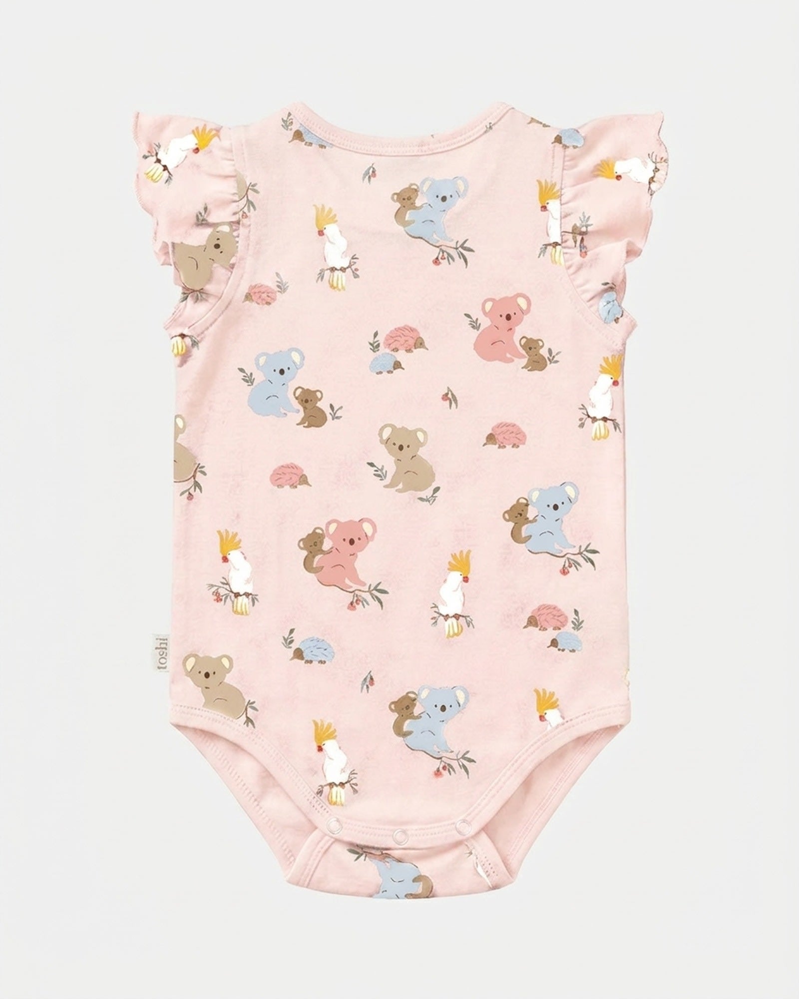 Onesie S/S Frill Arcadia Gumnut Babies Blossom