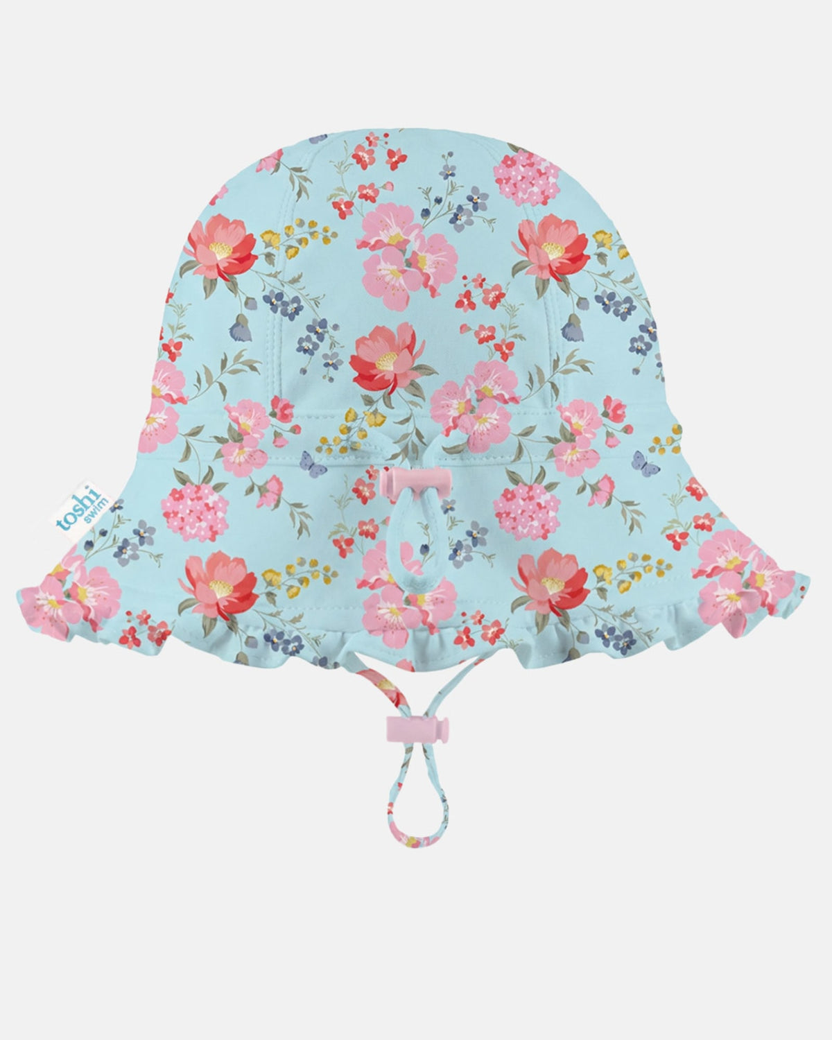 Swim Bell Hat Twinkle Aqua Garden