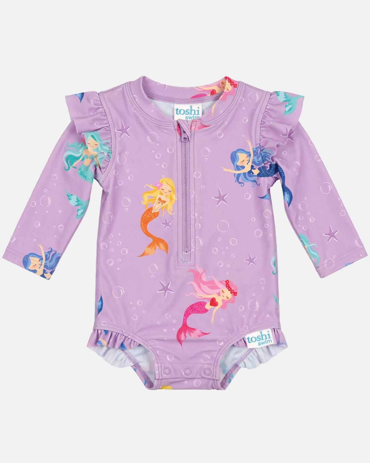 Swim Onesie L/S Twinkle Princess Mermaid
