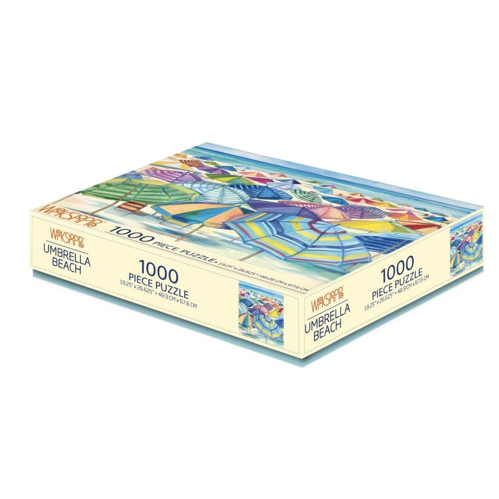 WerkShoppe Puzzle - Umbrella Beach - 1000pc