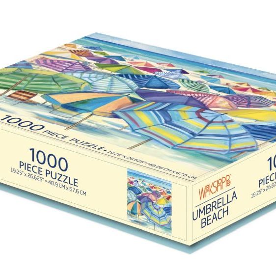 WerkShoppe Puzzle - Umbrella Beach - 1000pc