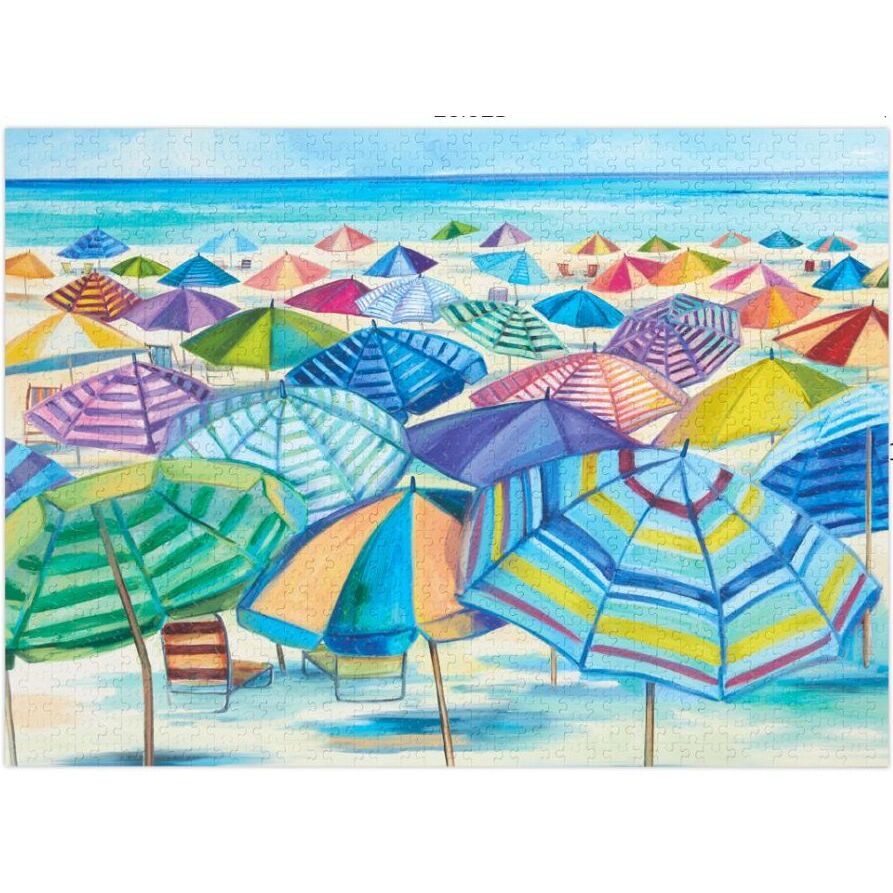 WerkShoppe Puzzle - Umbrella Beach - 1000pc