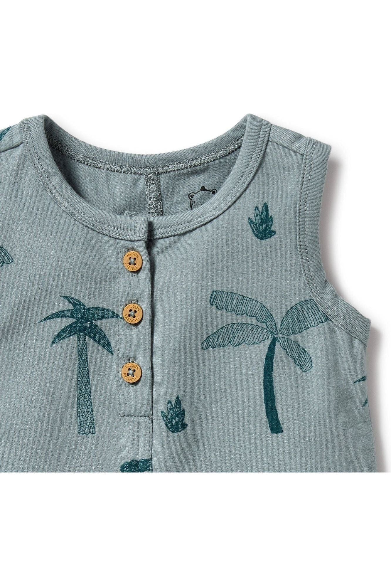 Palm Days Organic Henley Growsuit