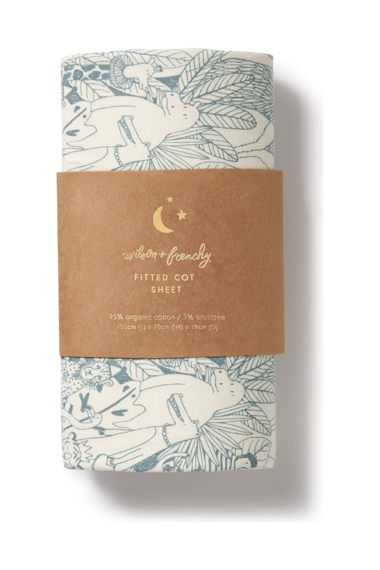 Hello Friends Organic Cot Sheet