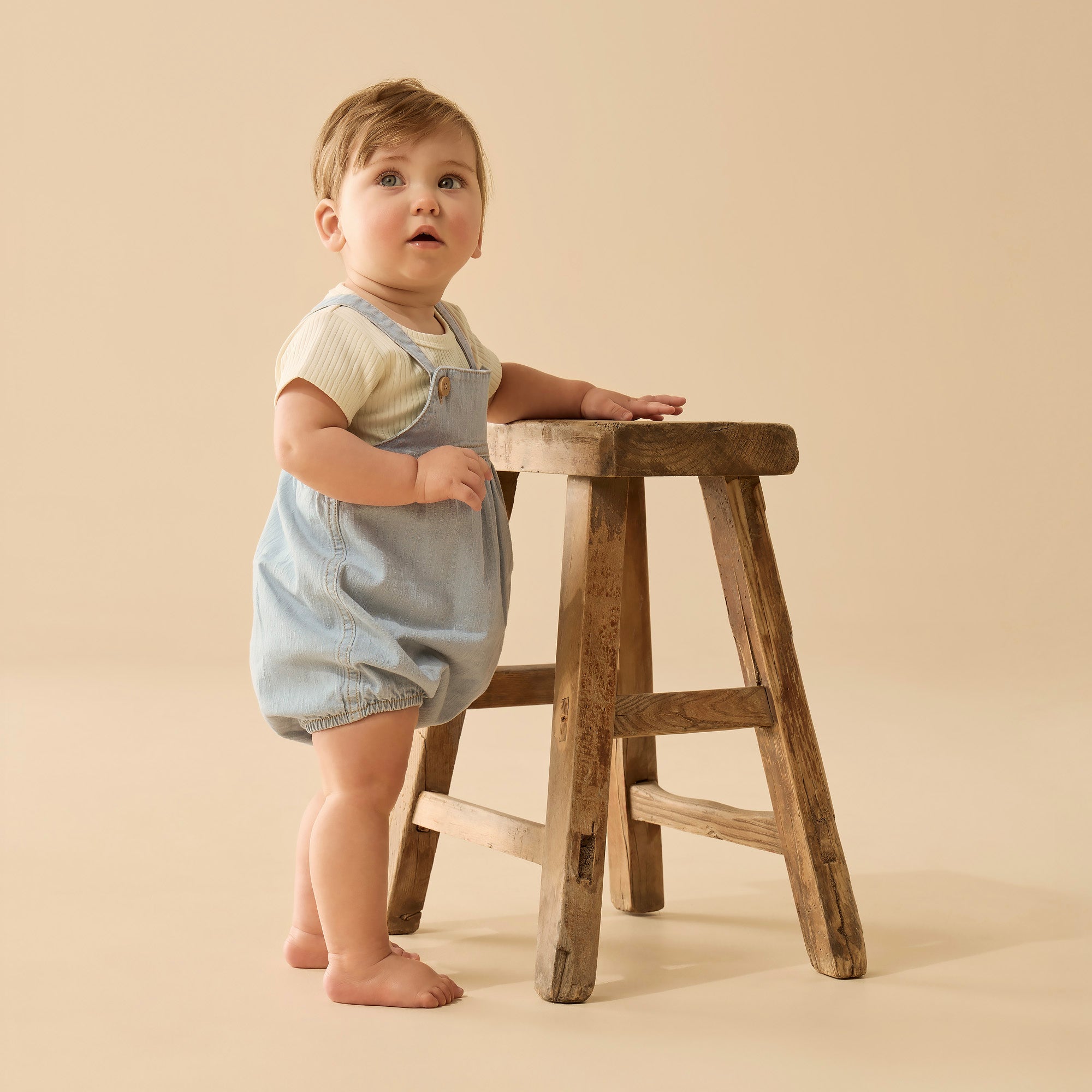Organic Denim Bodysuit