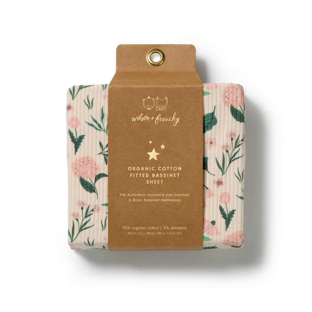 Sweet Bloom Organic Bassinet Sheet
