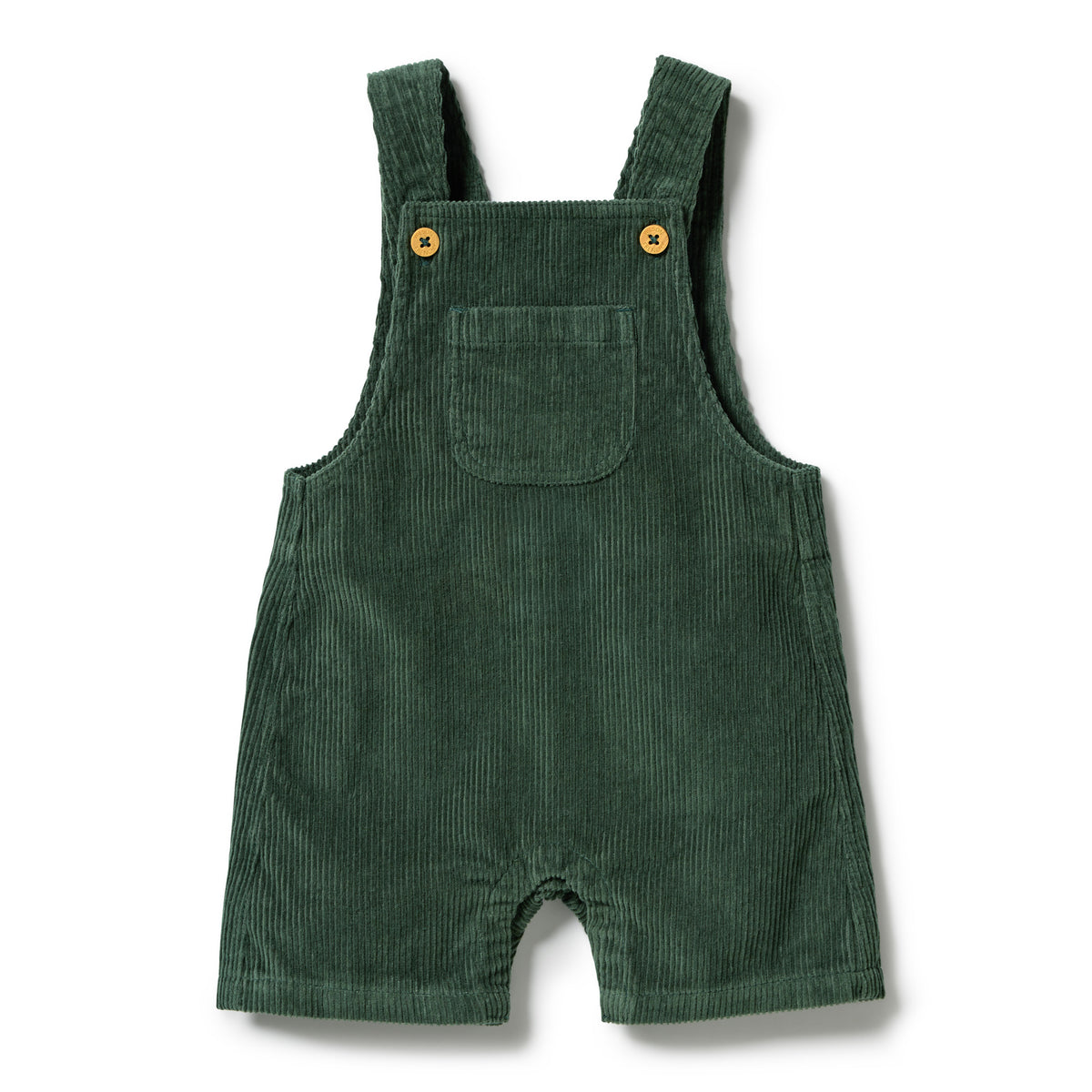Moss Green Organic Cord Overall