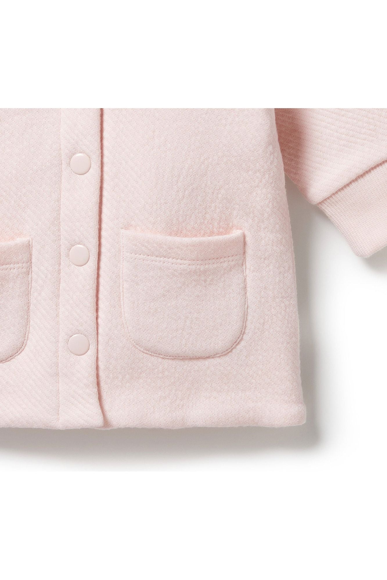 Pink Organic Quilted Jacket