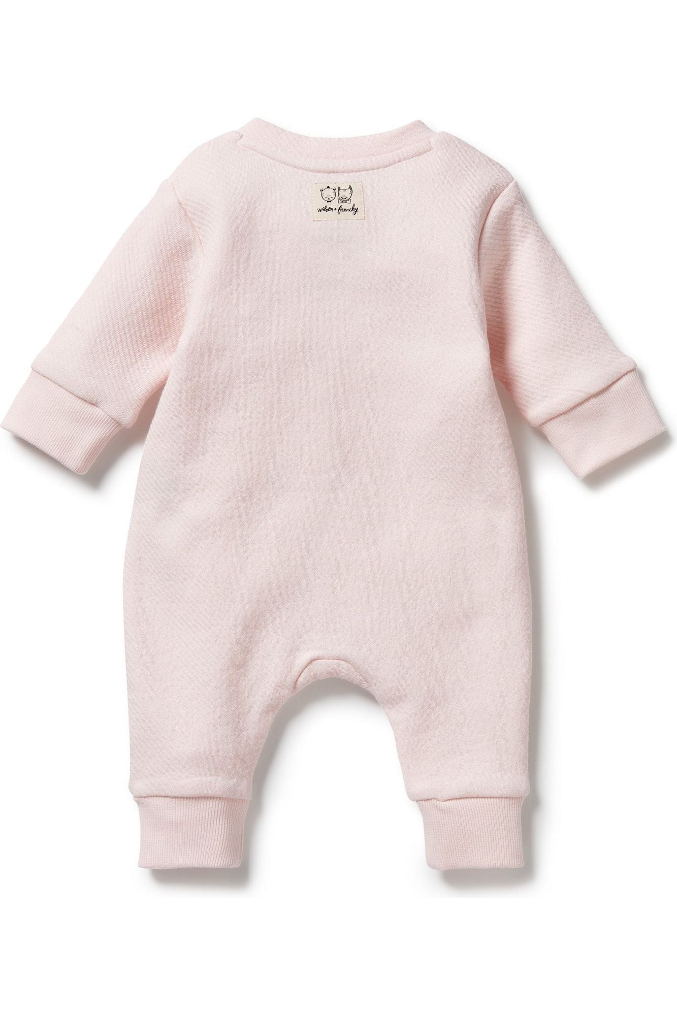 Pink Organic Quilted Growsuit