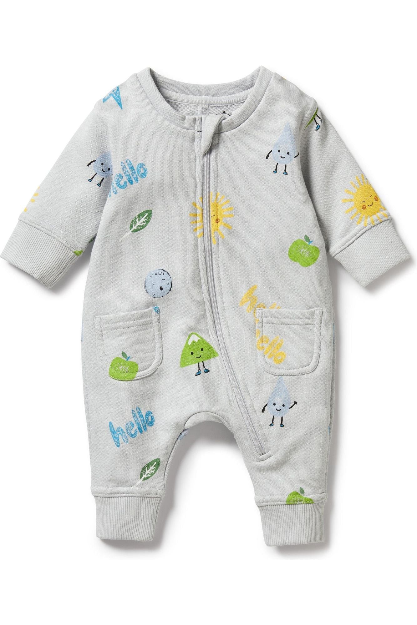 Bluebell Organic Terry Growsuit