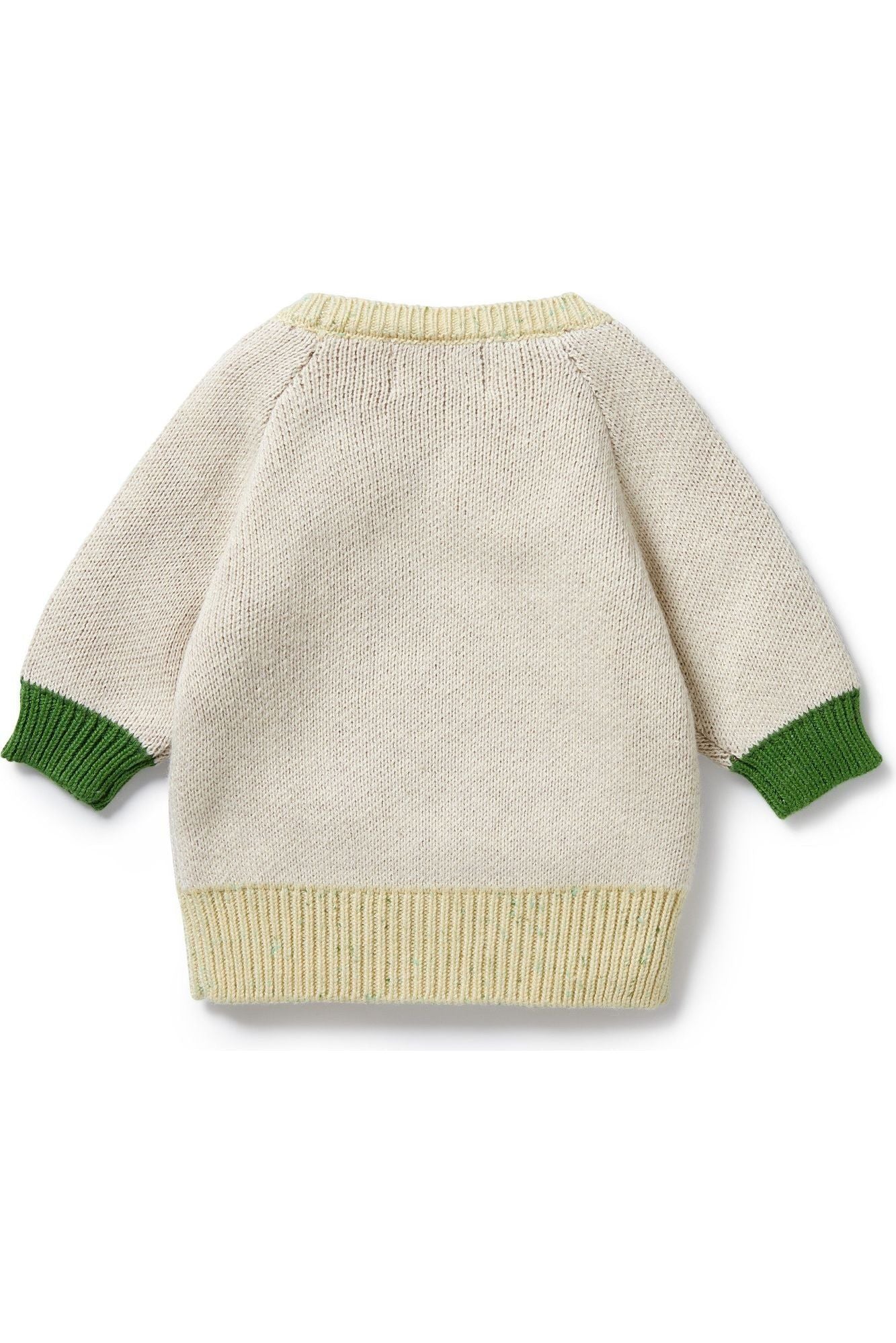 Almond Knitted Jacquard Jumper