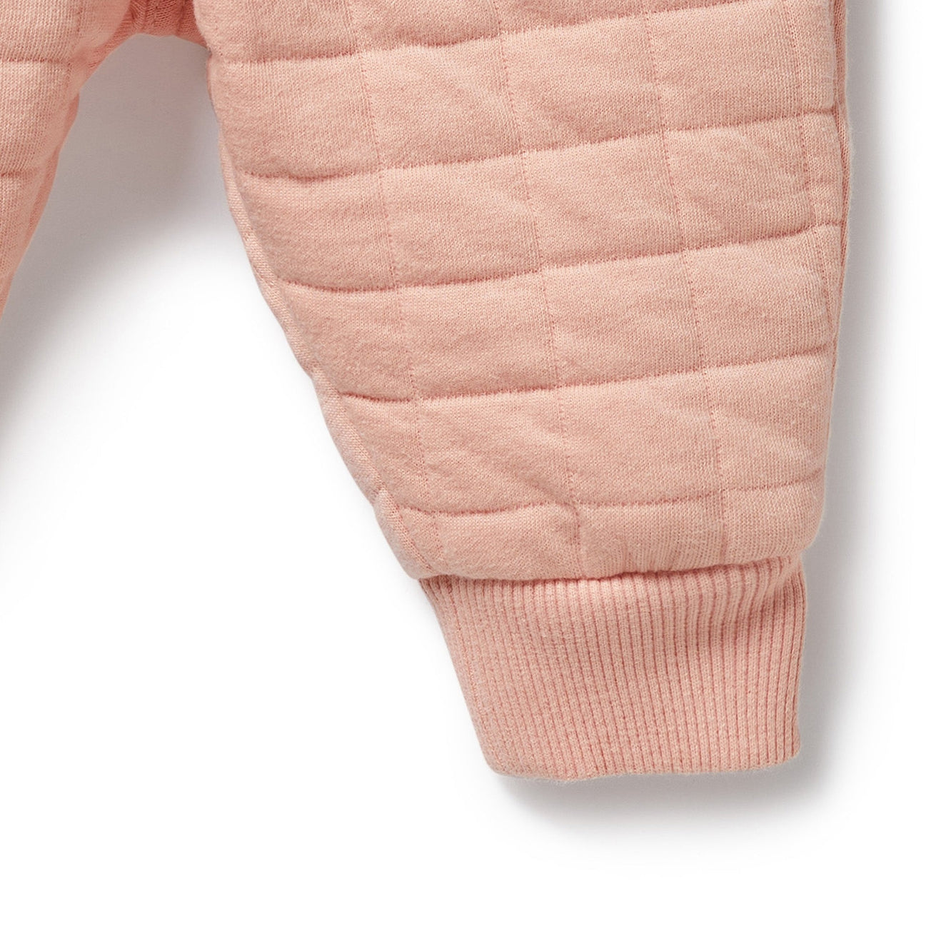 Pretty Pink Organic Quilted Sweat Pant
